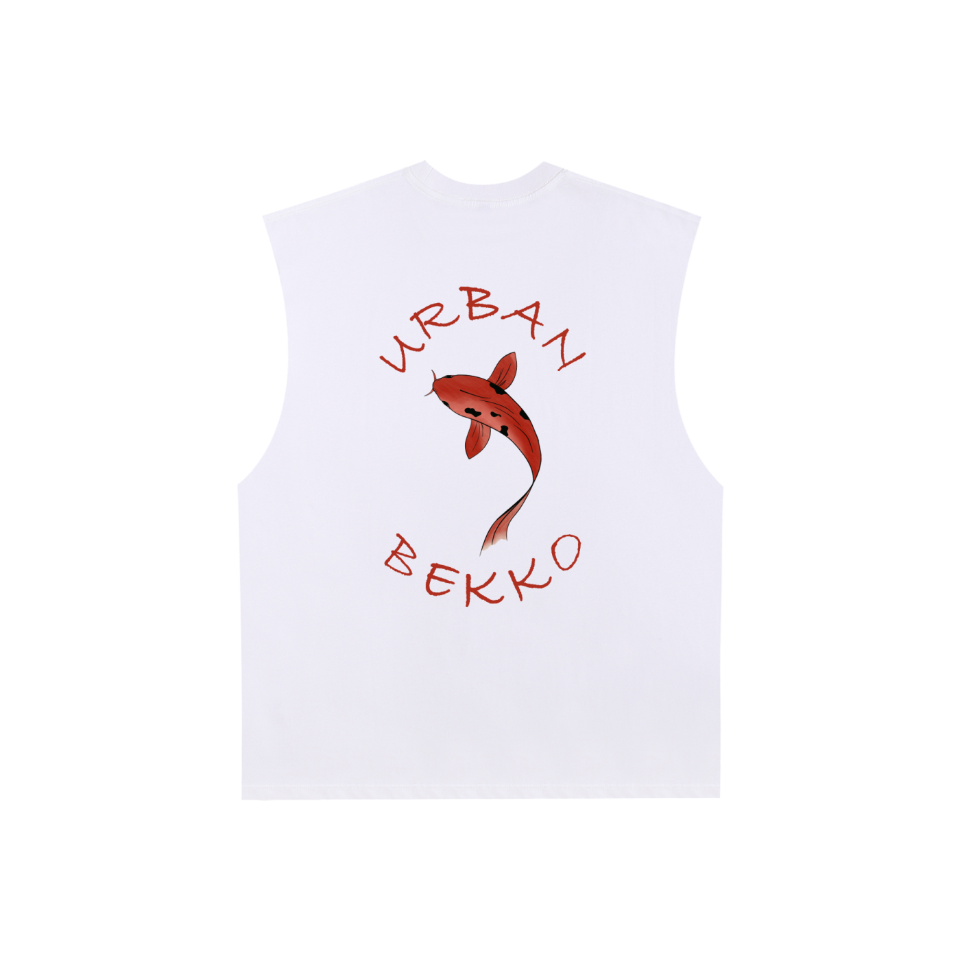 Raw Edge Cotton Tank Top