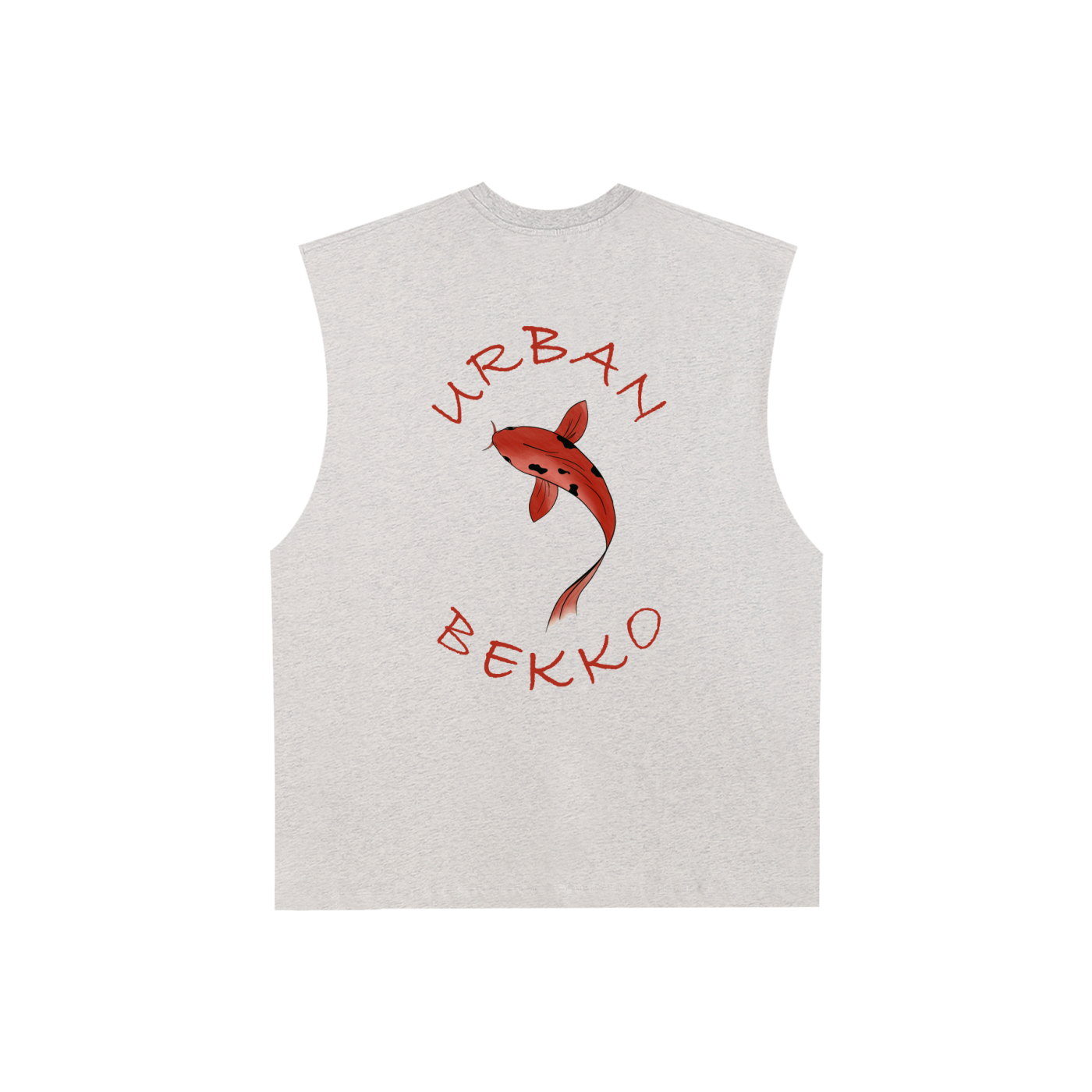 Raw Edge Cotton Tank Top
