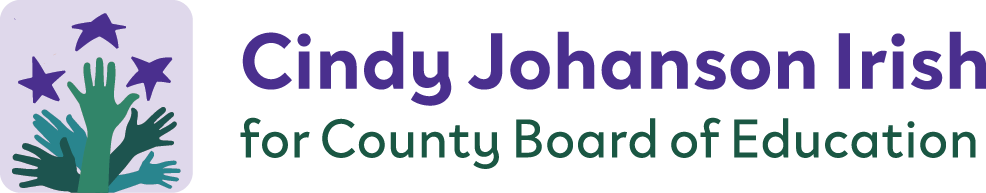 Cindy Johanson Irish for County Board of Education
