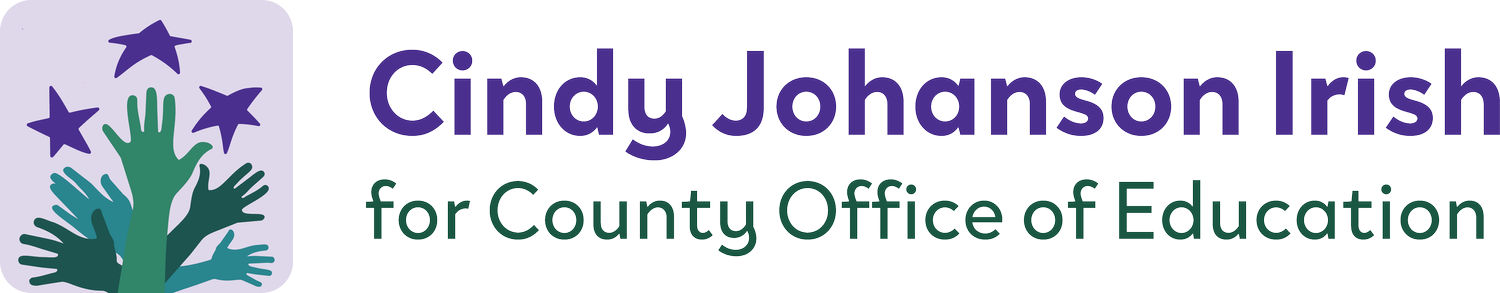 Cindy Johanson Irish for County Board of Education