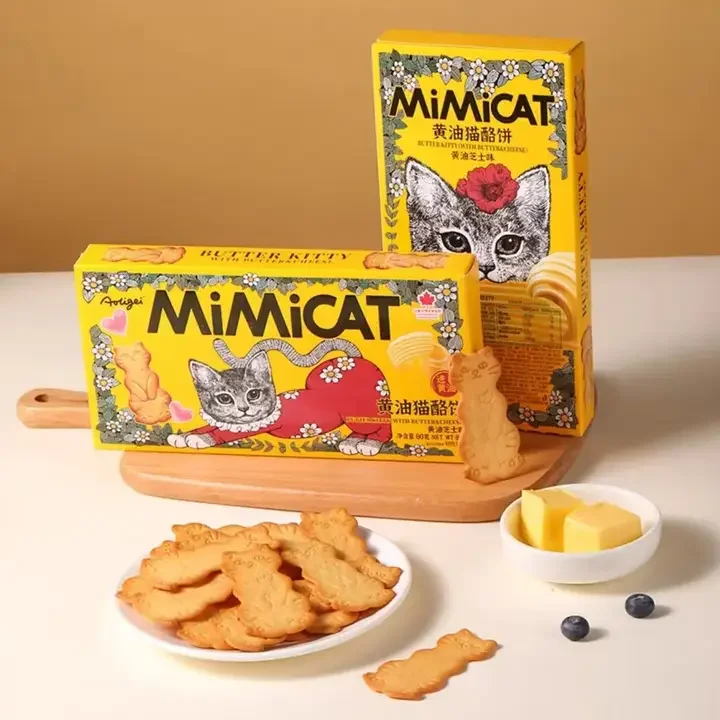 MiMiCAT Butter & Cheese Cookies (China)
