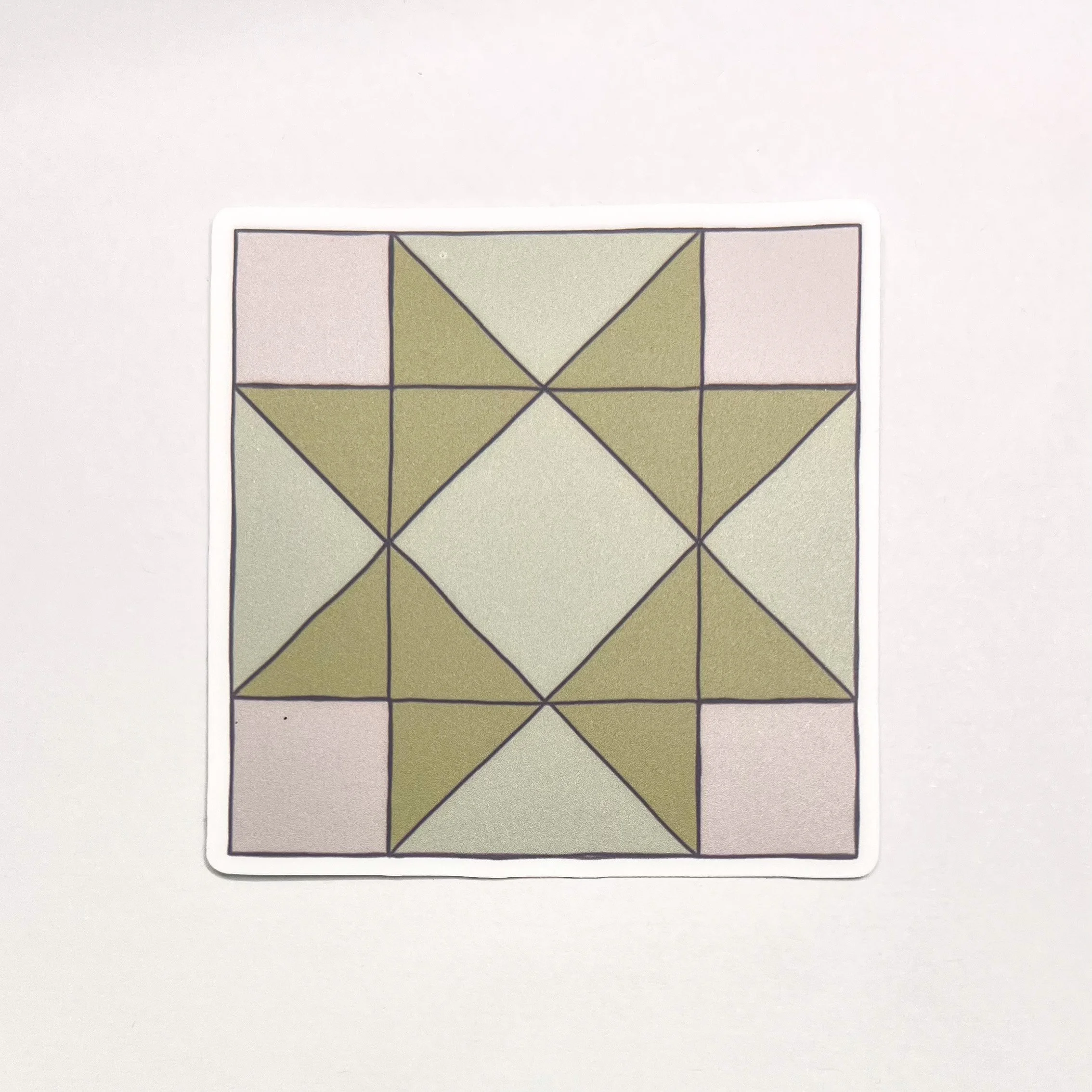 Green Quilt Square
