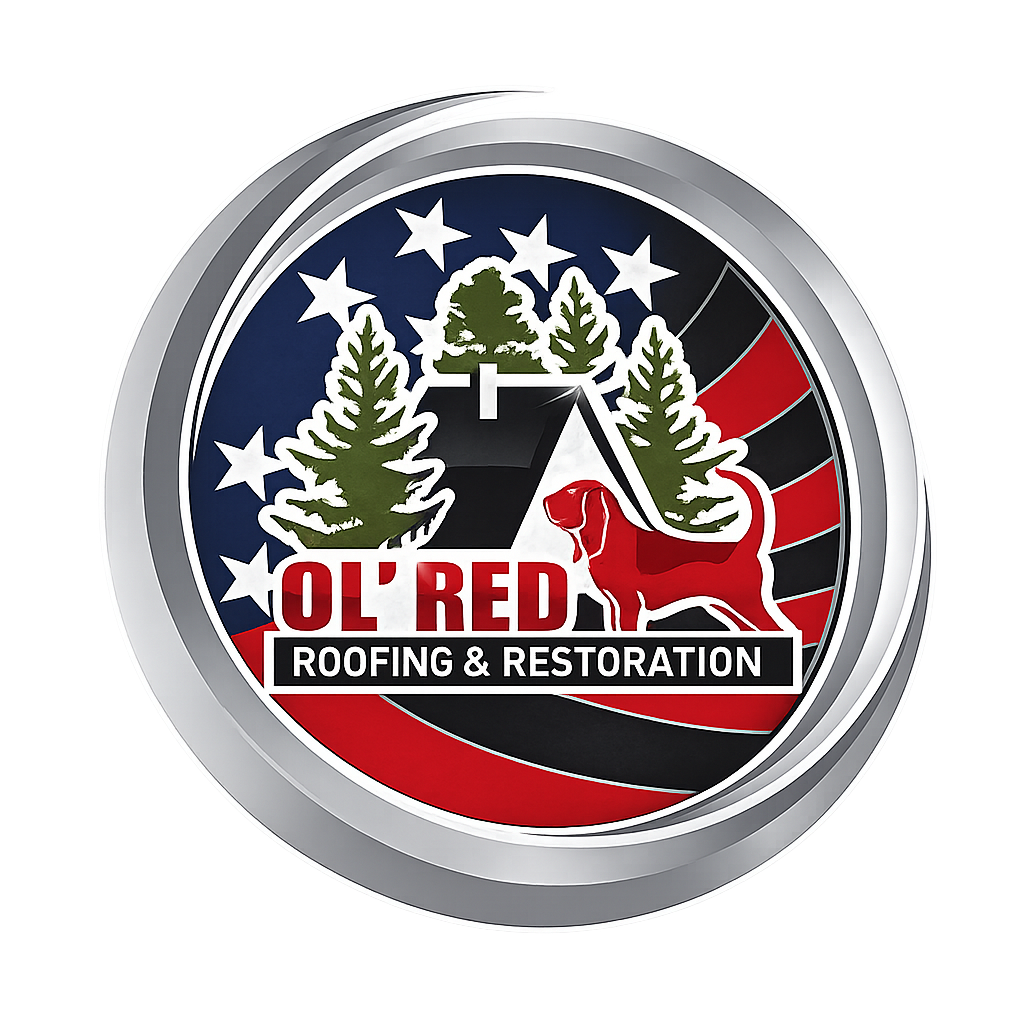 OL Red Roofing Logo