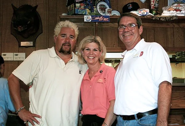 Guy, Melissa, and Dennis Patrick
