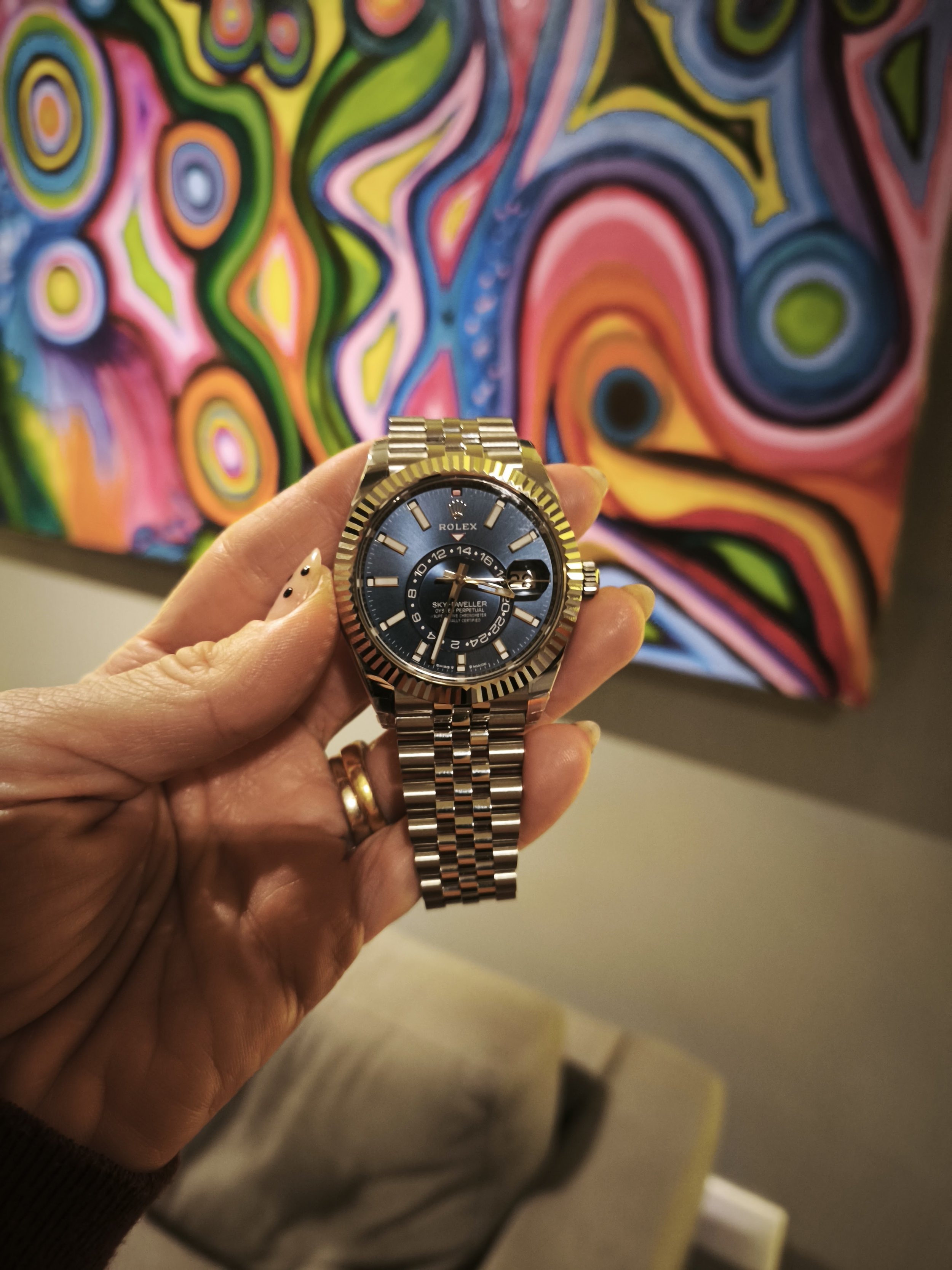 Rolex Sky-Dweller 42 Mostrador Azul