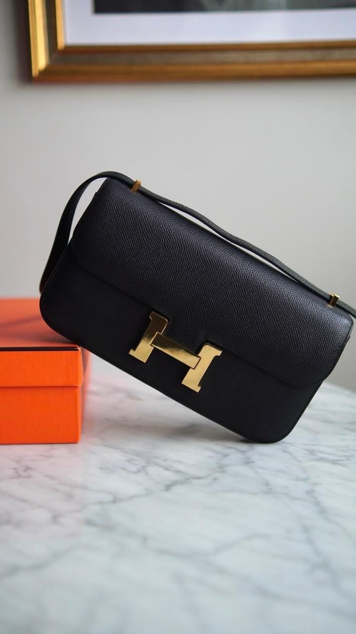 Bolsa Hermès Constance Elan Epson Noir