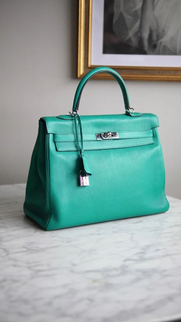 Bolsa Hermès Kelly 35 Vert Verone