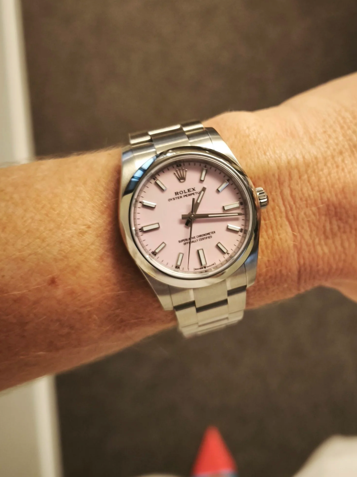 Rolex Oyster Perpetual 34 "Candy Pink"