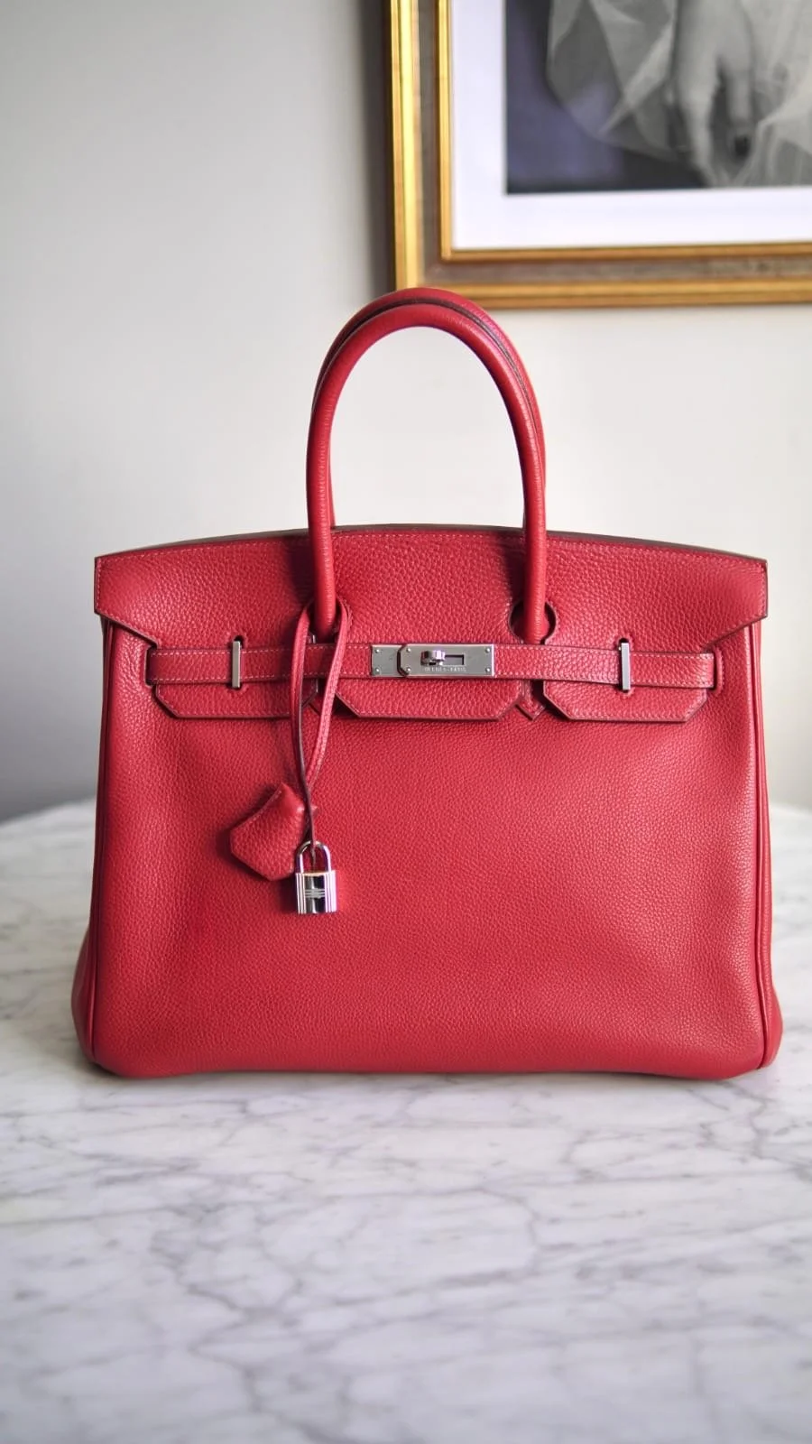 Bolsa Hermès 35 Togo Clemence