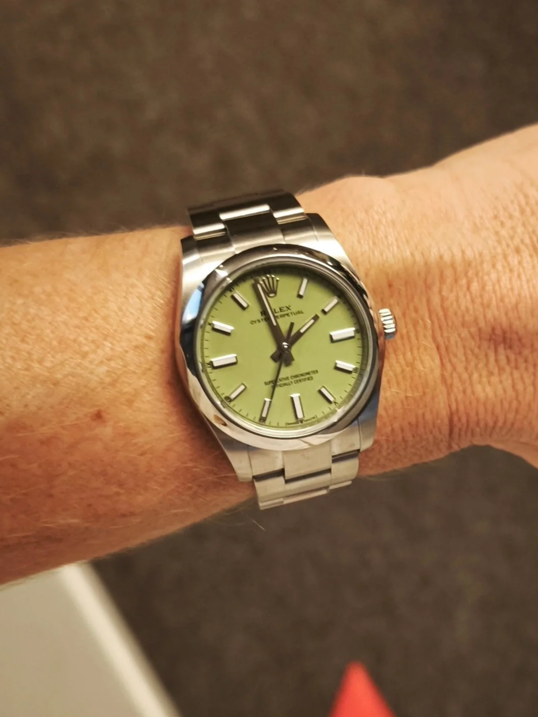 Rolex Oyster Perpetual 34 "Pistachio"