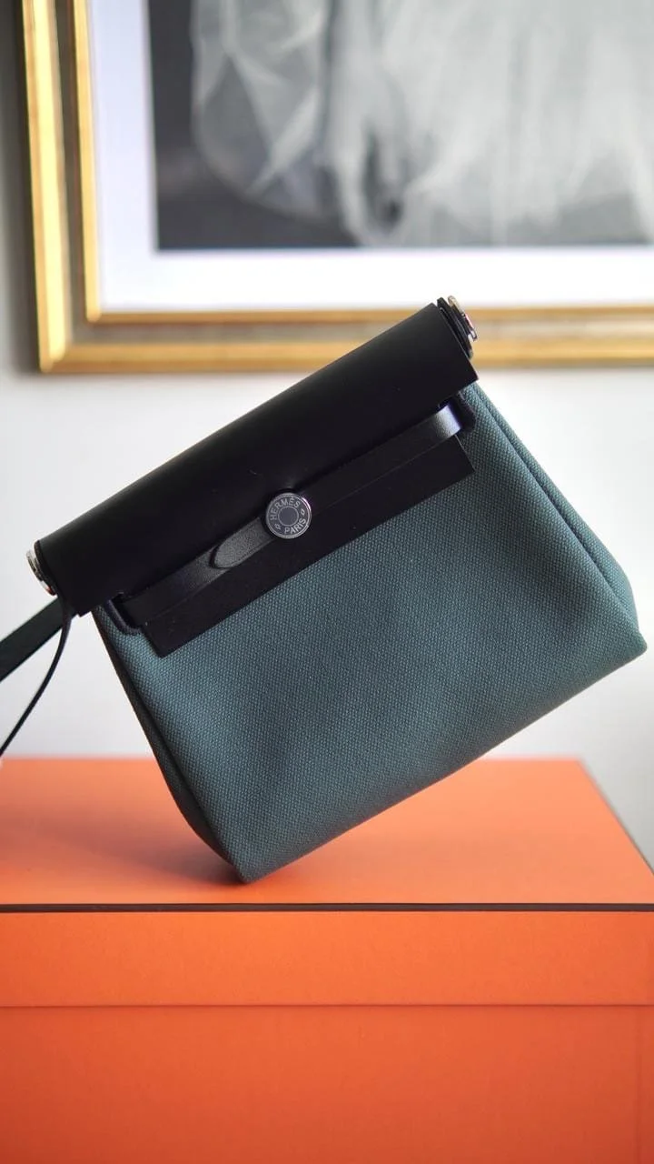 Bolsa Hermès Herbag Zip 20 Mangrove Noir