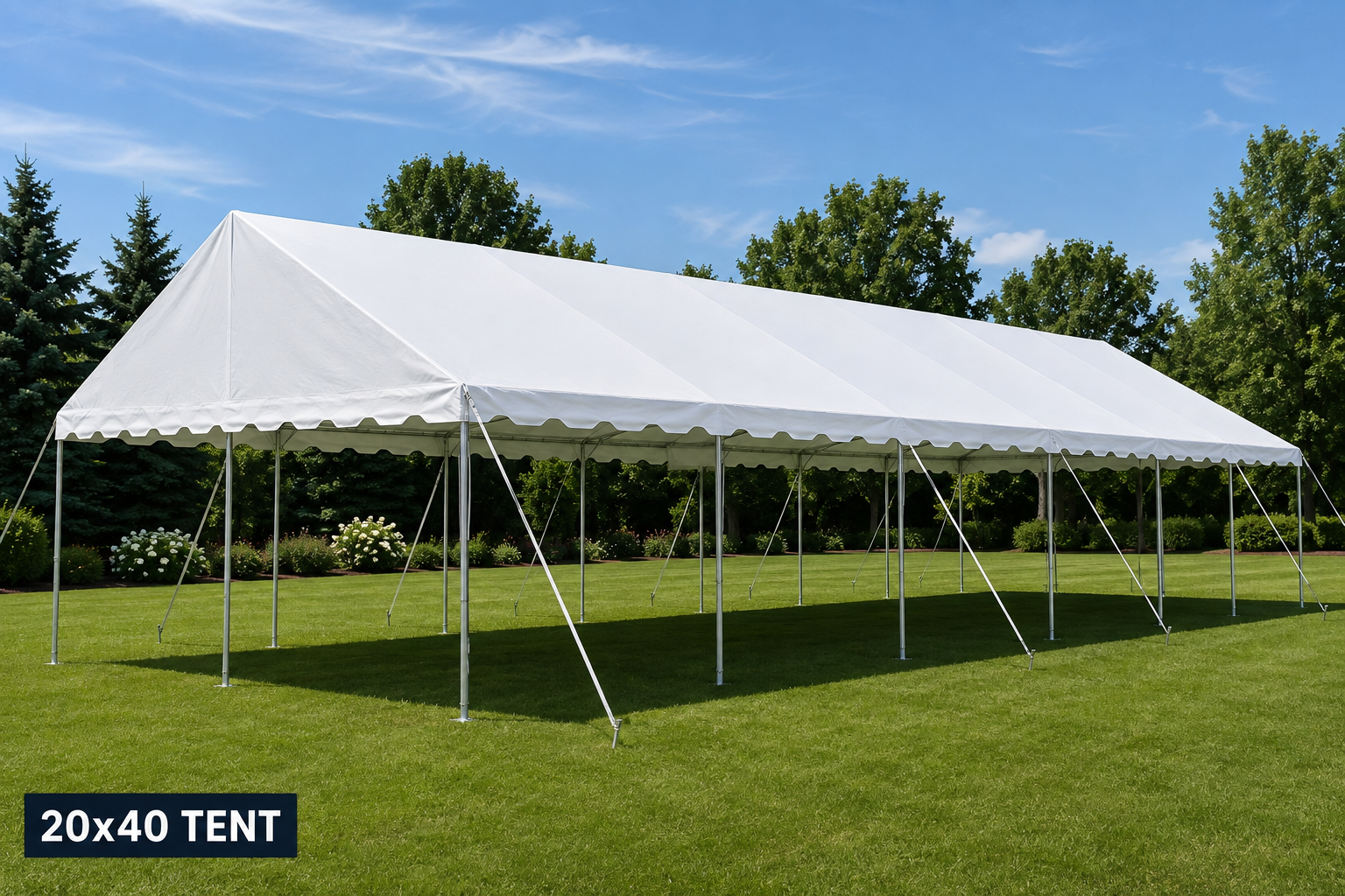 20x40 Canopy Style Heavy Duty Frame Tent