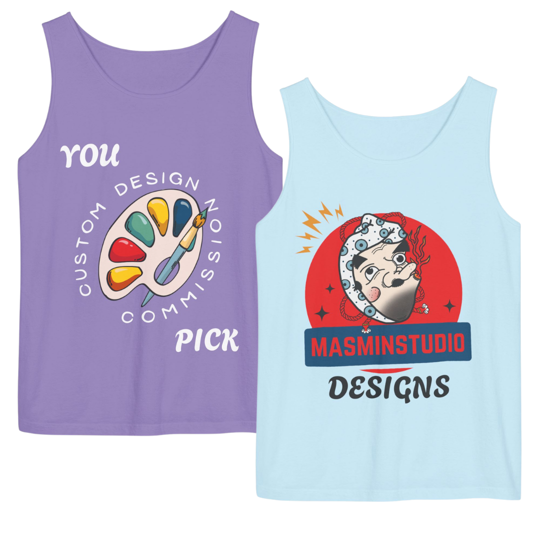 Custom Order Garment-Dyed Tank Top