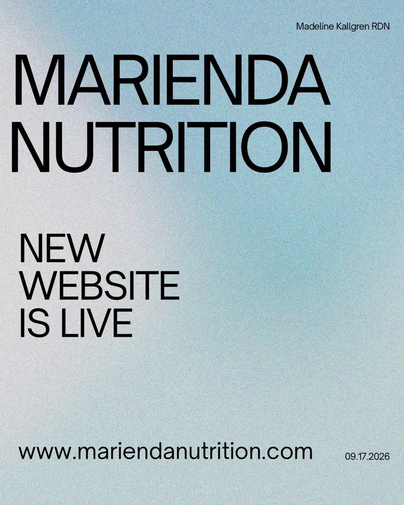 My new website is officially live 🎉

A home base for everything my private practice stands for: performance nutrition built specifically for endurance athletes. 

Inside you&rsquo;ll find:
🏃&zwj;♀️how I work with runners, cyclists, and triathletes 