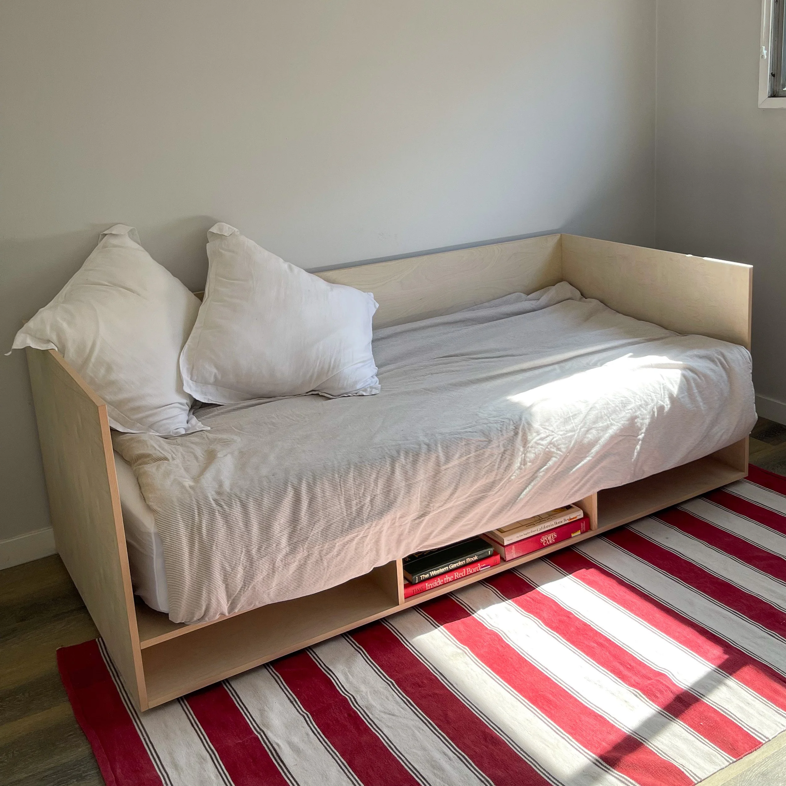 Plywood Day Bed With Storage