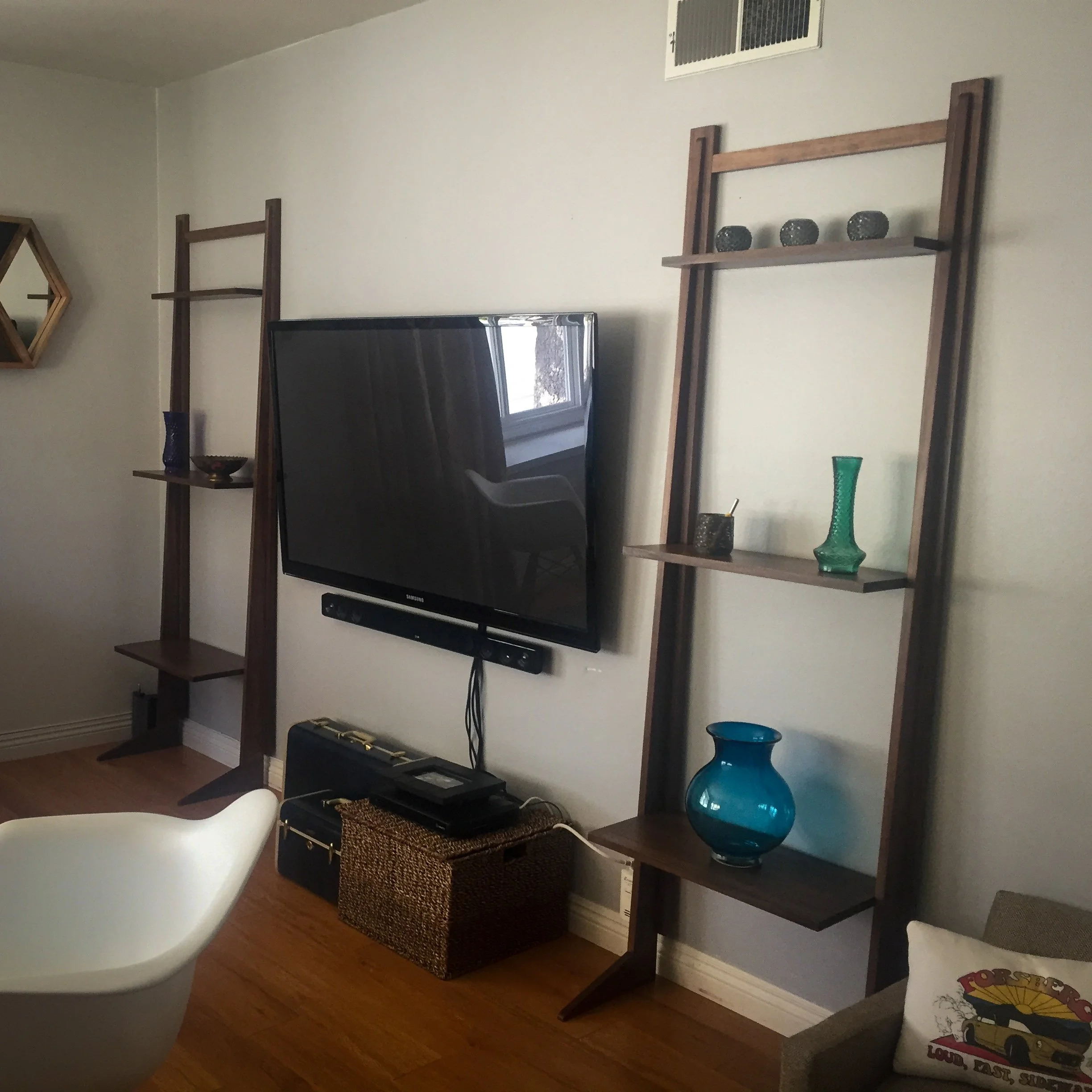 Mid-Century Inspired Shelves