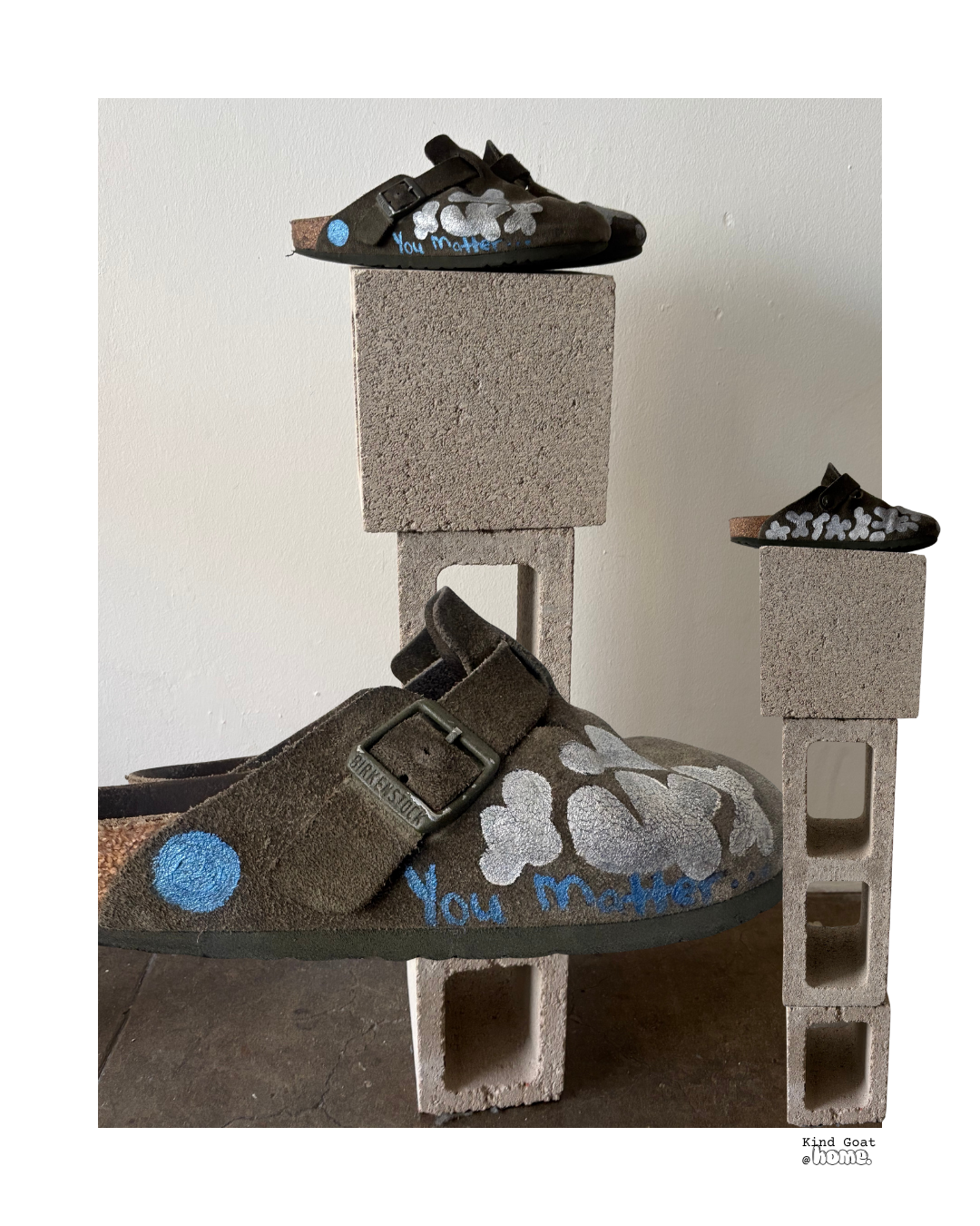 acrylic paint on shoes 