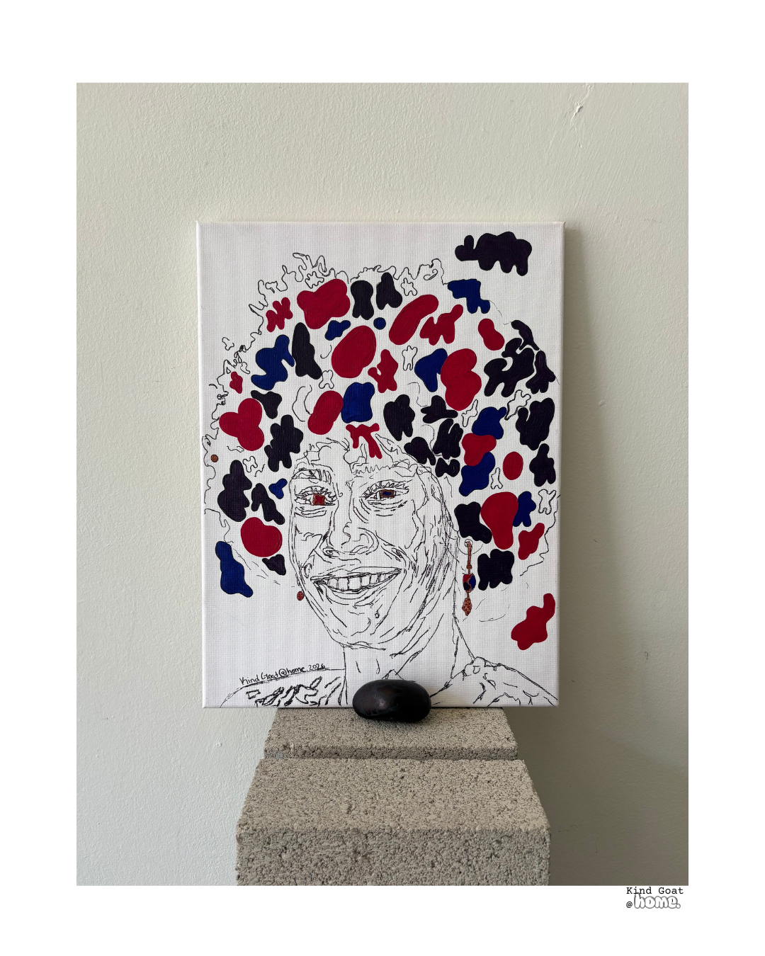 sharpie & acrylic paint 