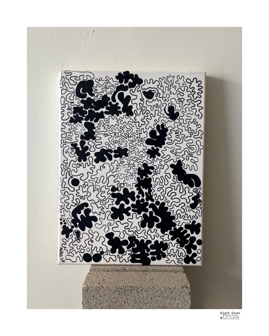 sharpie on canvas