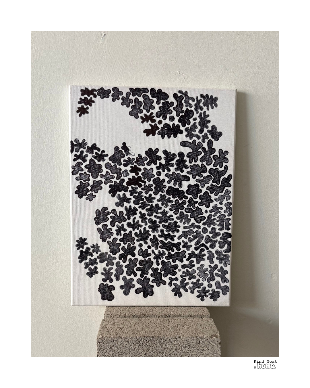 sharpie on canvas
