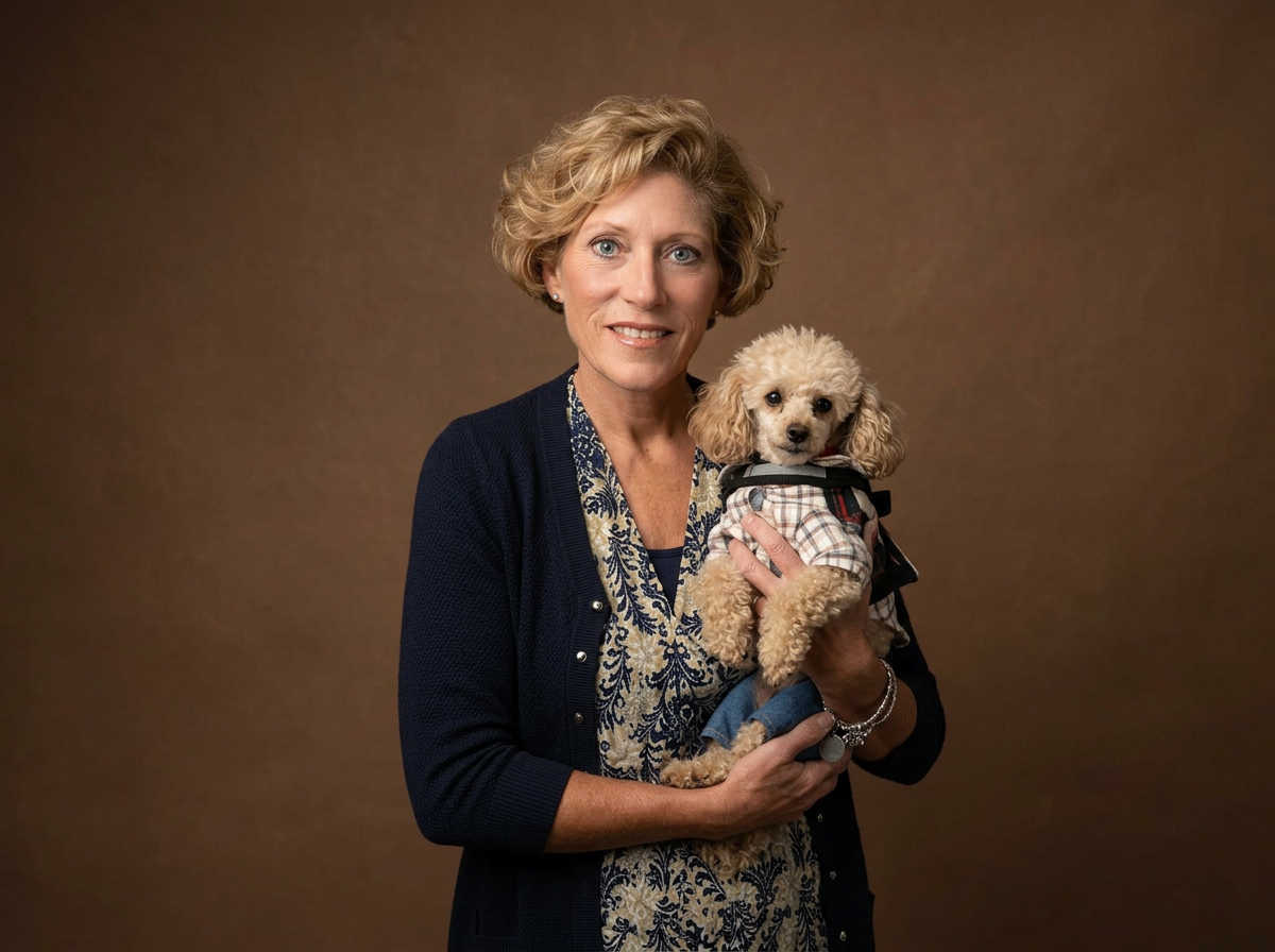 Teri Lyn Tobey and Bilbo