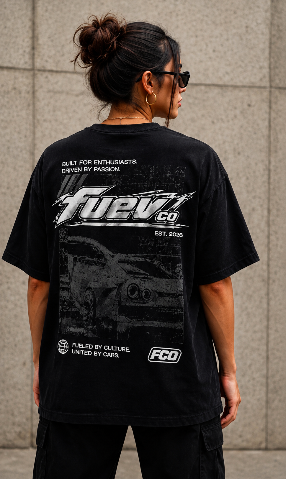 woman's heavyweight blackout tee