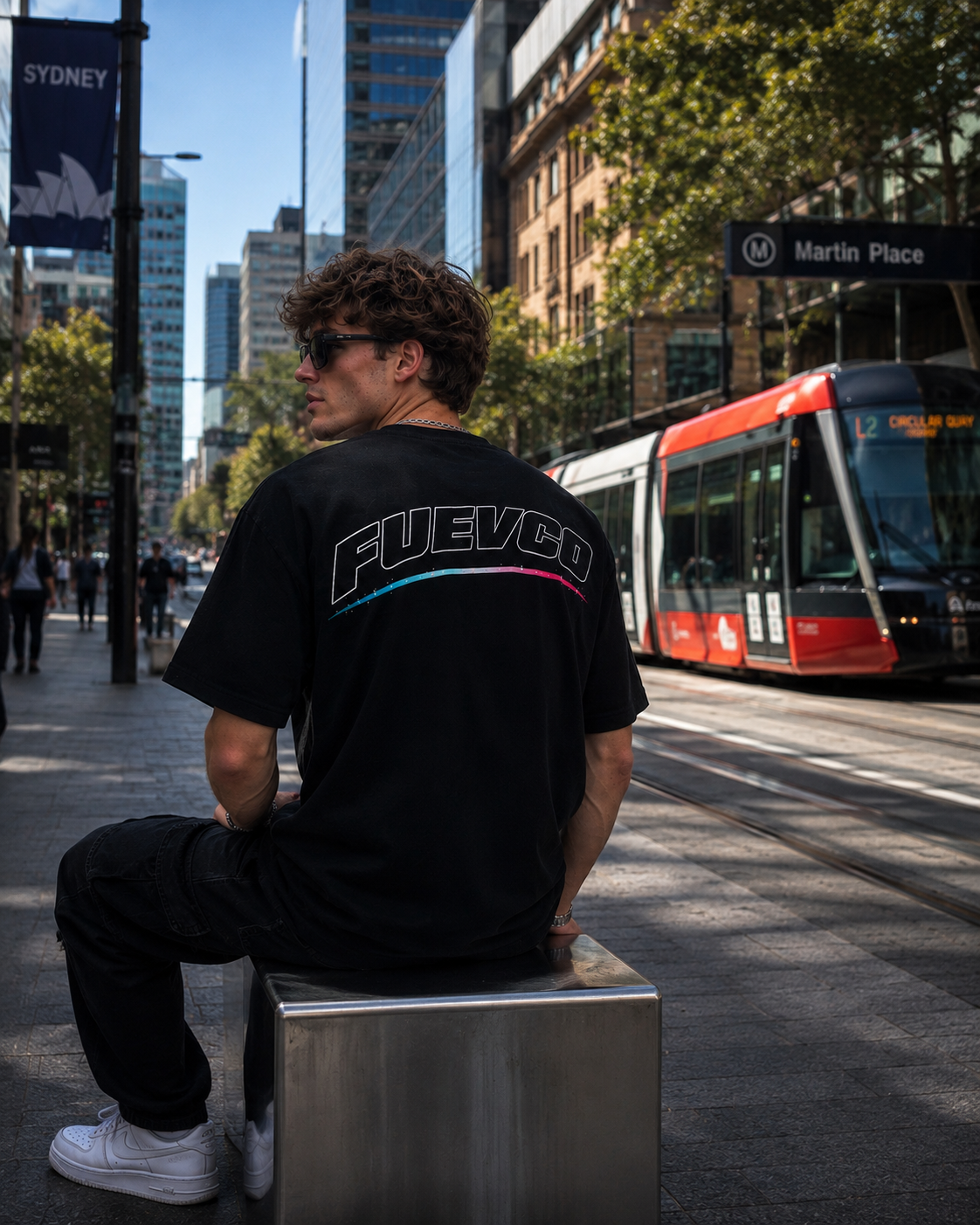 male heavyweight streetline tee