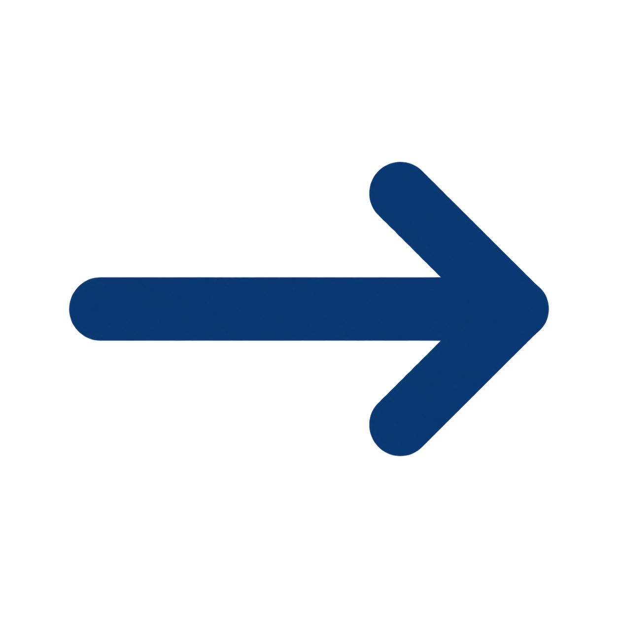 Blue rightward arrow pointing to the right.