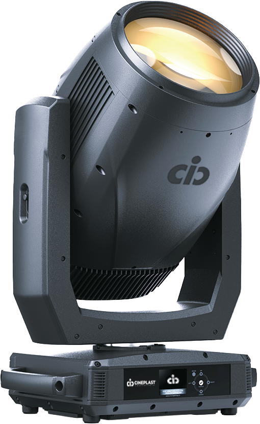 Iluminação cênica moving head da Cineplast Cenotecnia para o seu projeto de cenotécnico de teatro