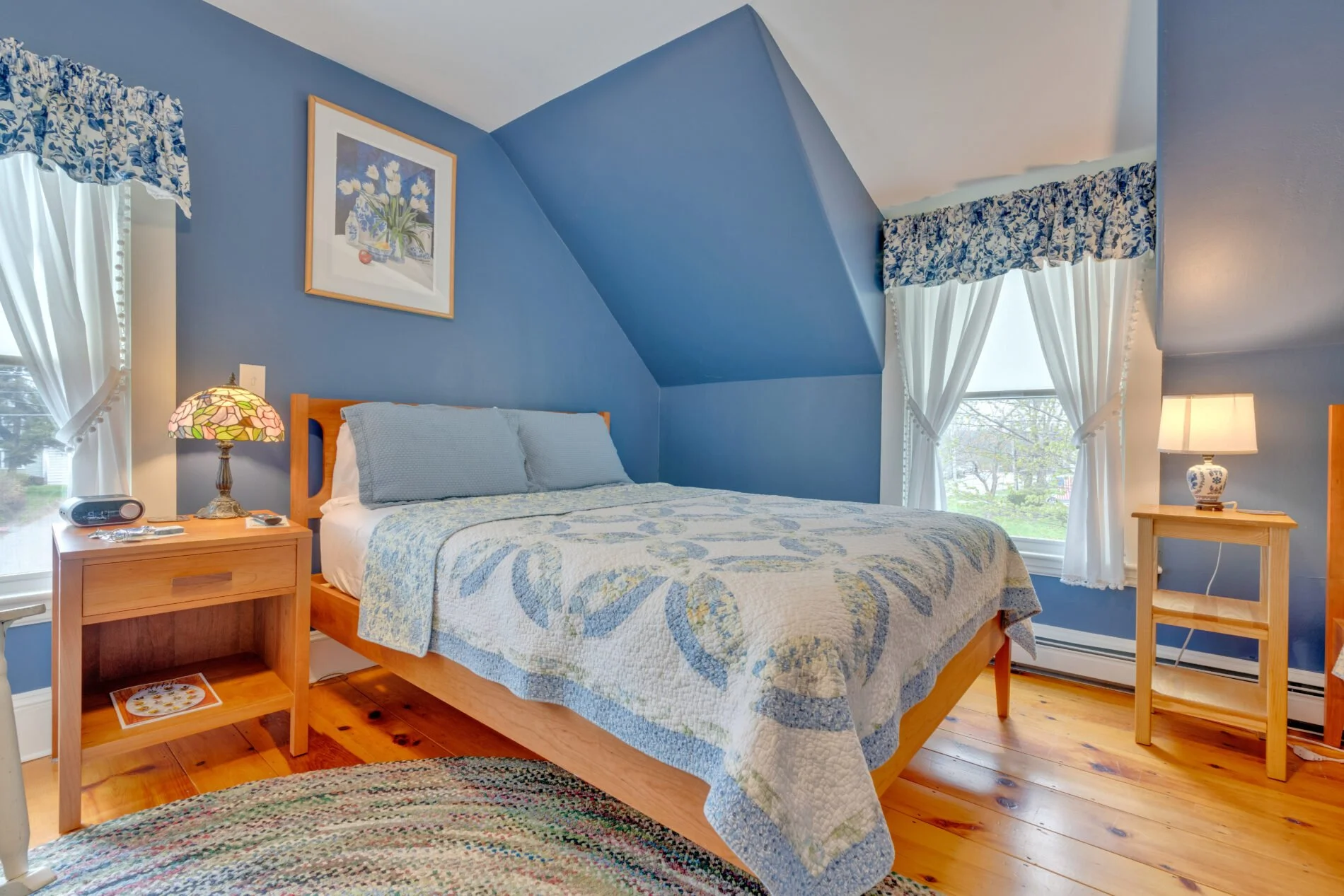 Queen Bed Blue Room James Place Inn.jpg