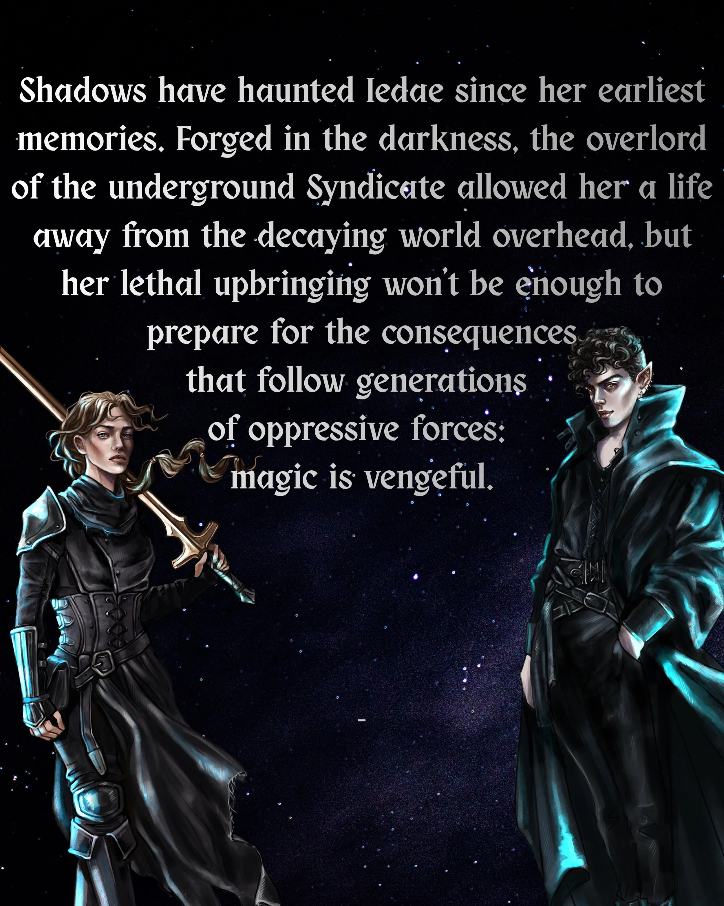 Divinity Fallen is out on November 17, 2026!

This story means the world to me. I can&rsquo;t wait for you to have it in your hands 🩶

Art by @karinagiada 🩶

#DivinityFallen #bookrecs #fantasybooks #darkfantasy #characterart
