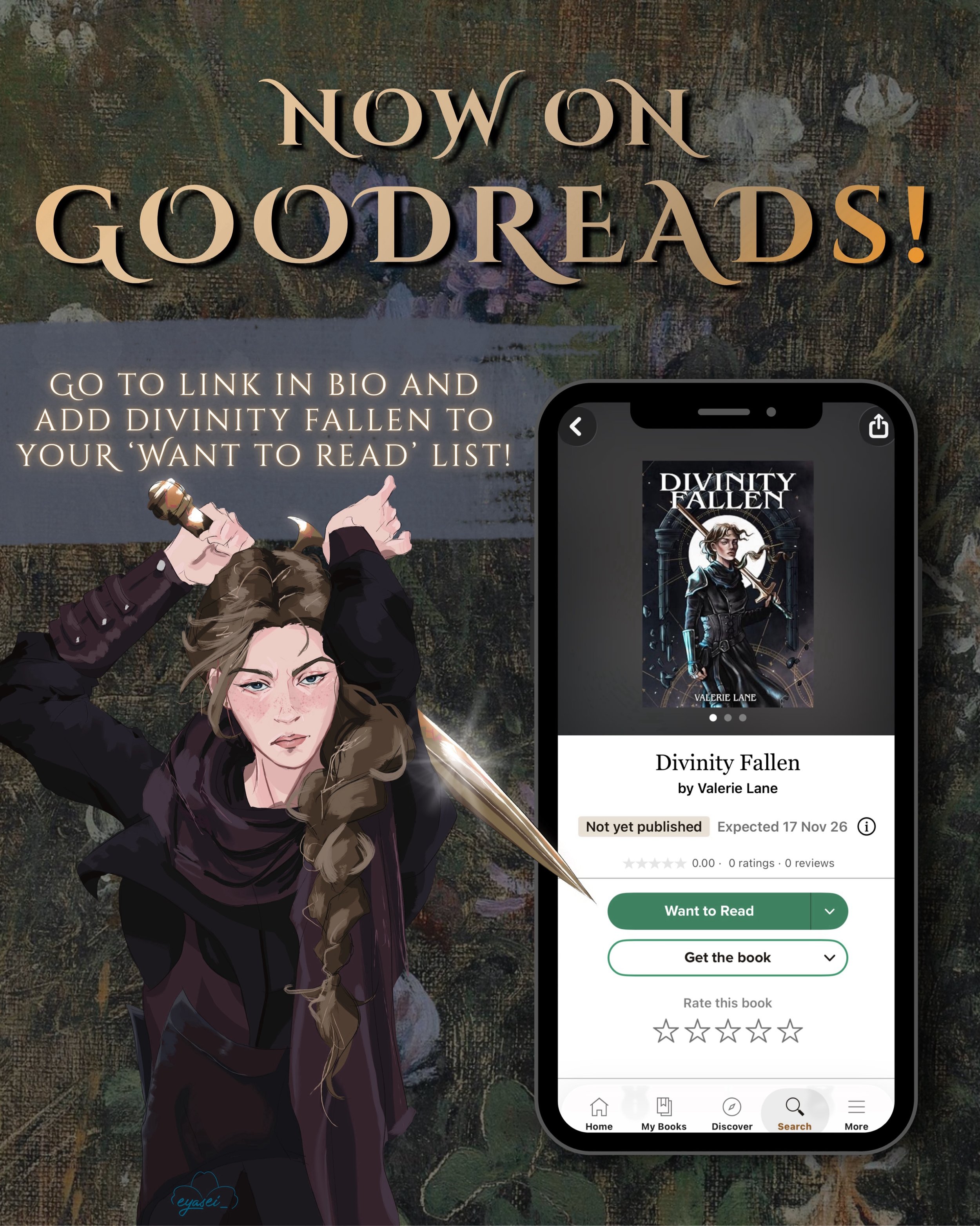 You can now add Divinity Fallen on Goodreads! We are one step closer to release day and you guys, I&rsquo;m sitting on so many fun secrets right now 🤭 So make sure to add Divinity Fallen to your &lsquo;Want to Read&rsquo; list and prepare yourself f