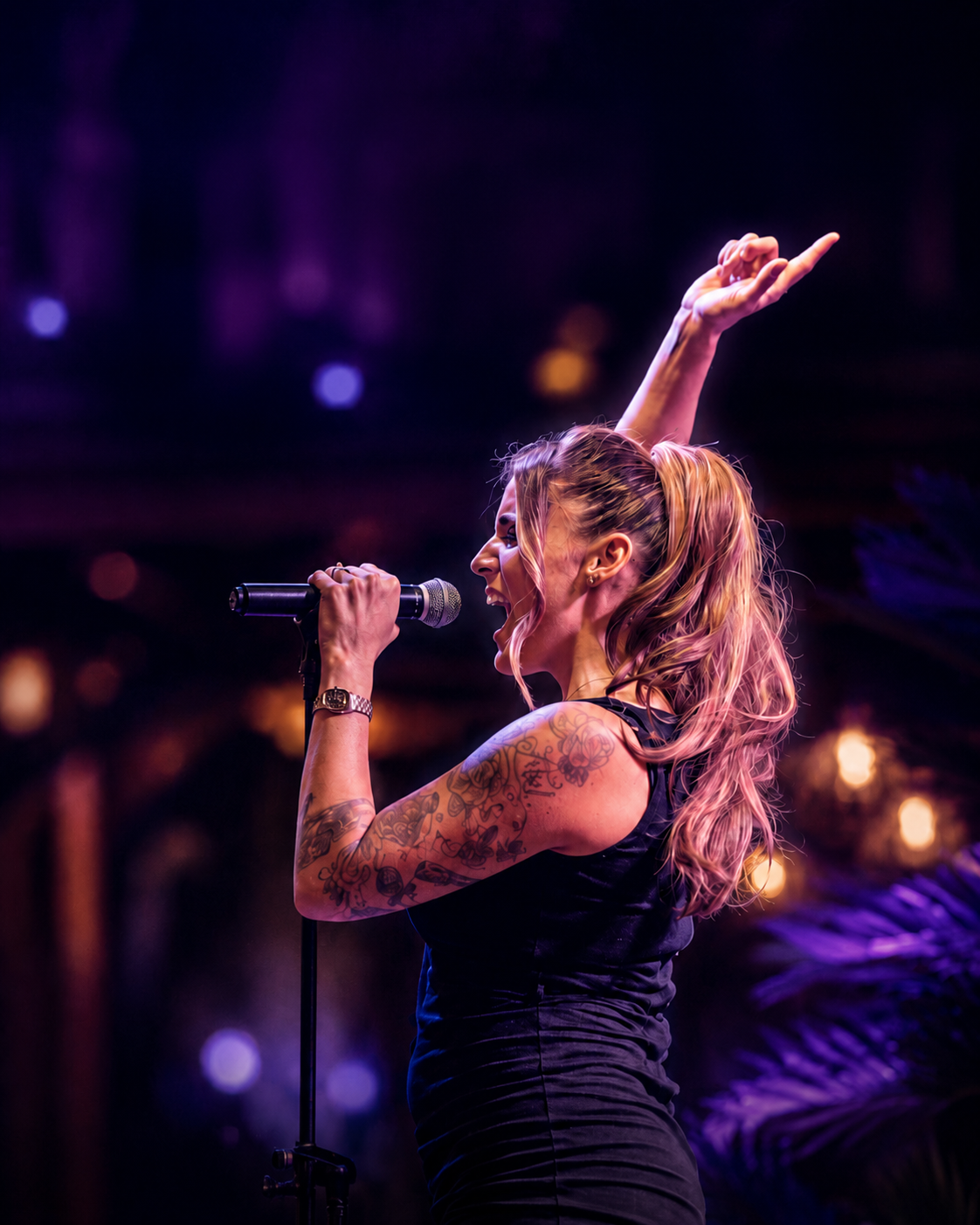 Cantante barcelona vocalista show live music