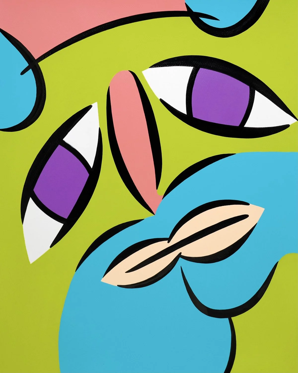Self-Kiss III (Double Self-Portrait)
