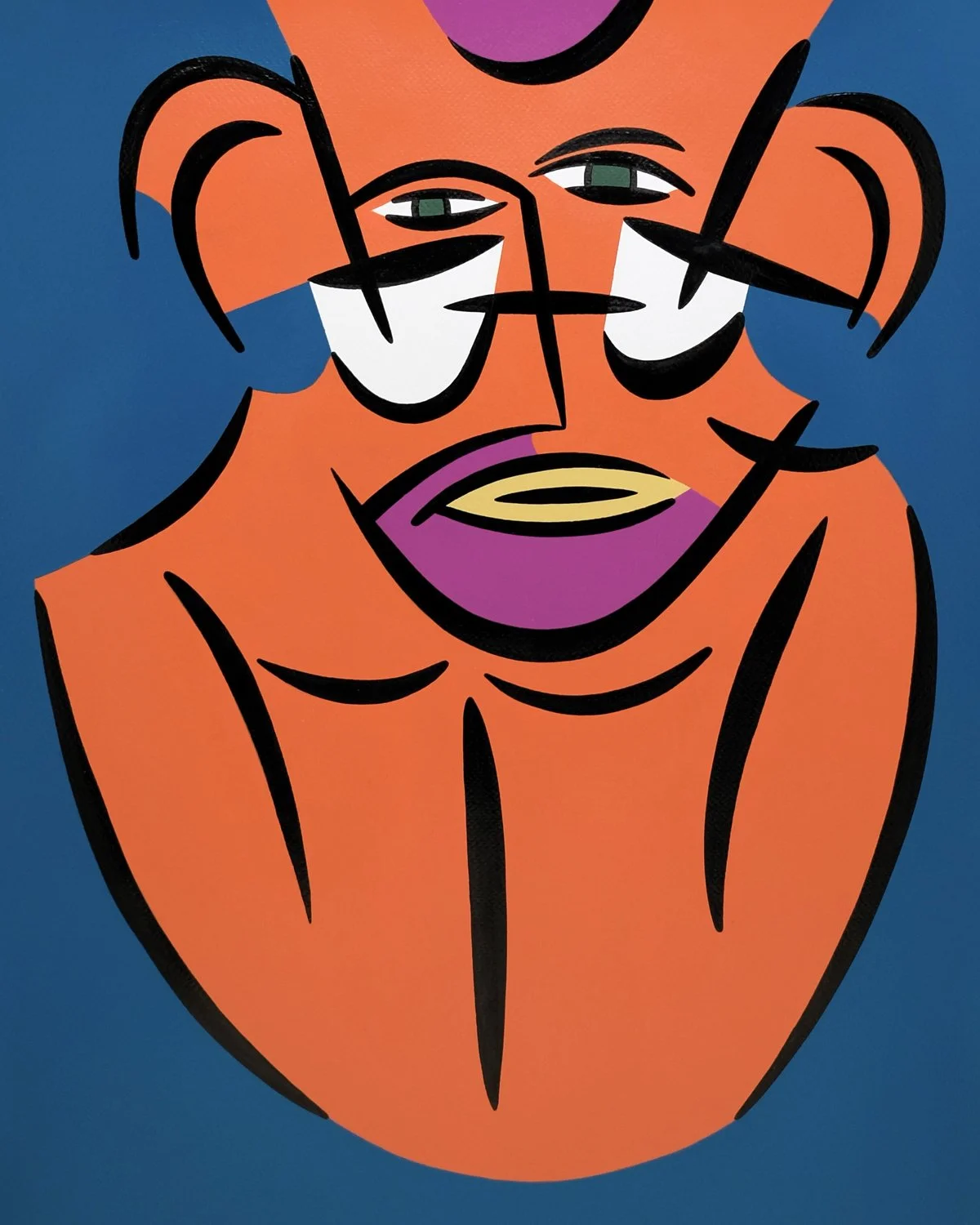 Self-Portrait II (With Glasses)