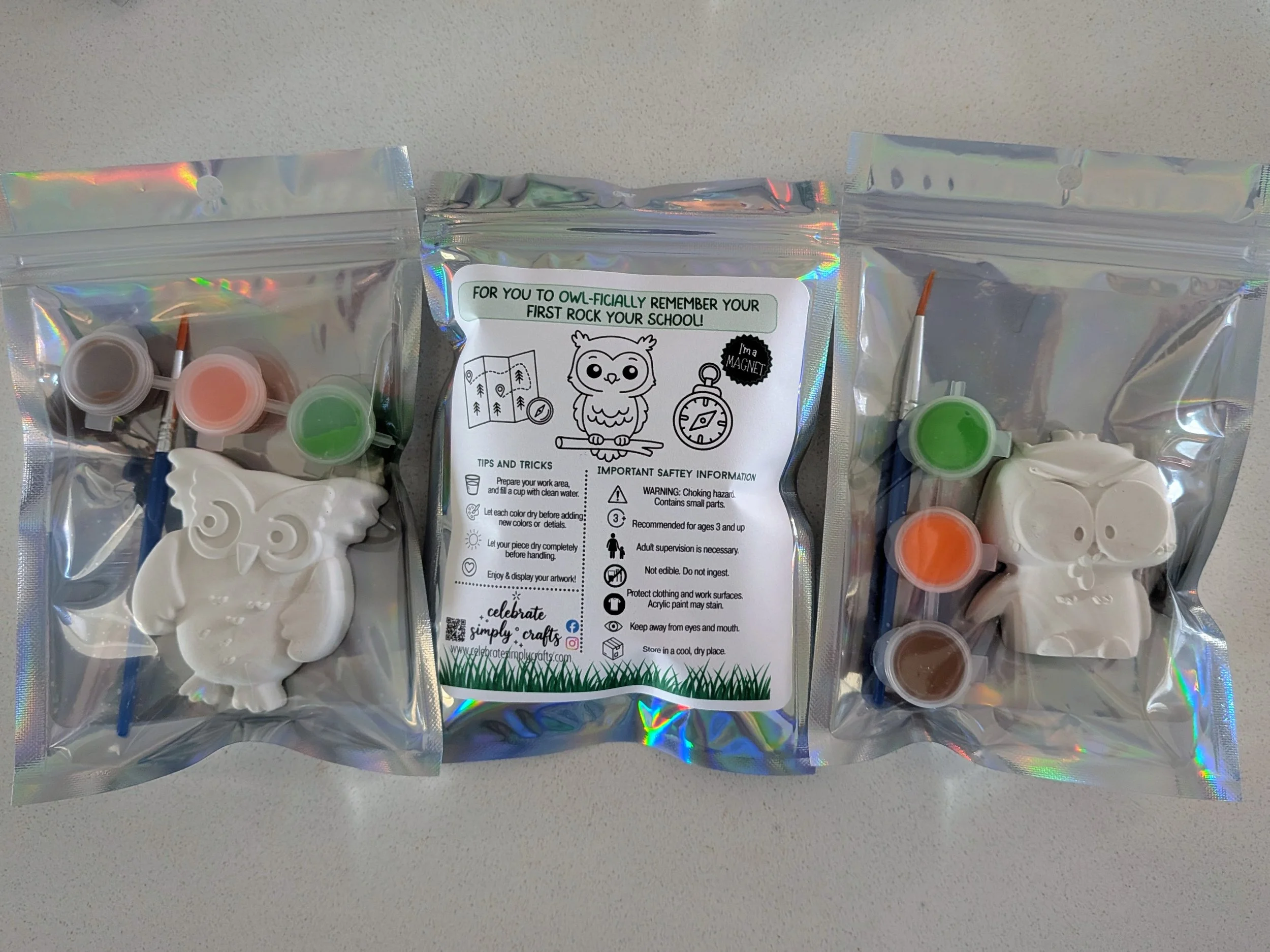 Magnet Owl Bag or Box - Pick an Option