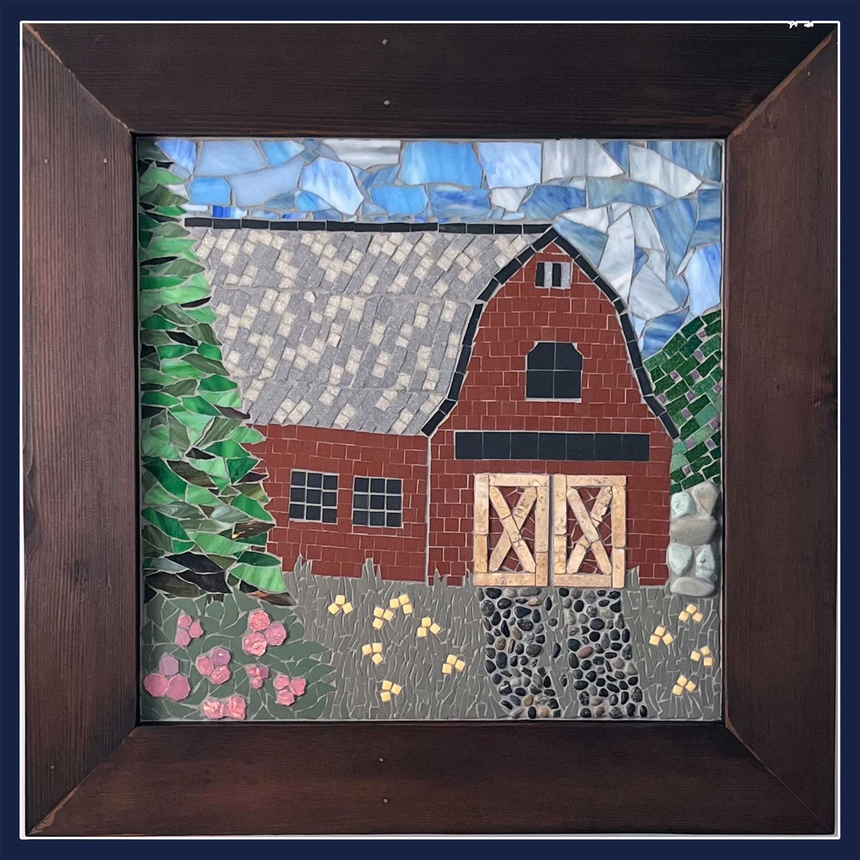 The Barn - 26.5" x 26.5" - $128