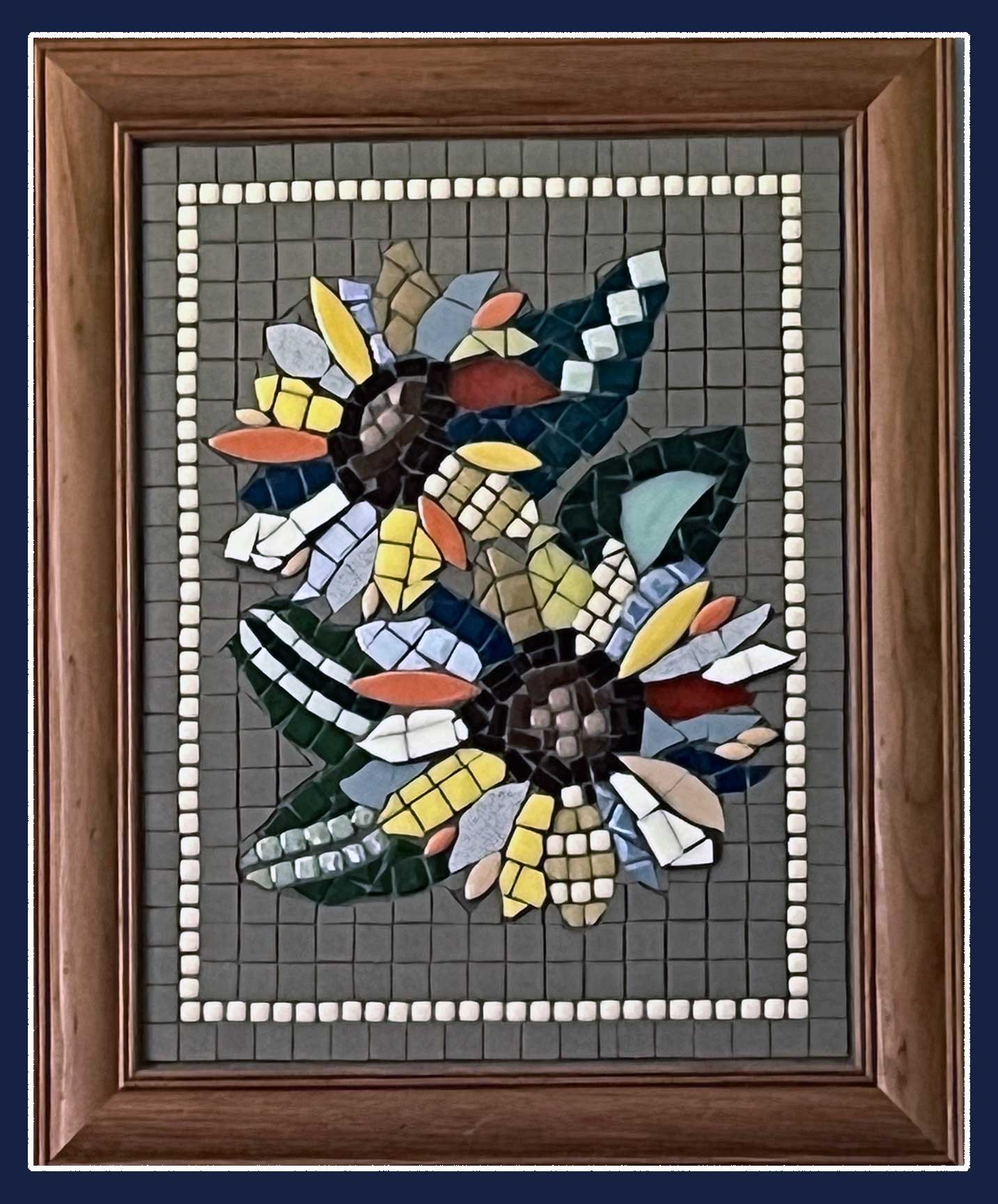 Patchwork Sunflowers - 12.5 x 15.5 - $70