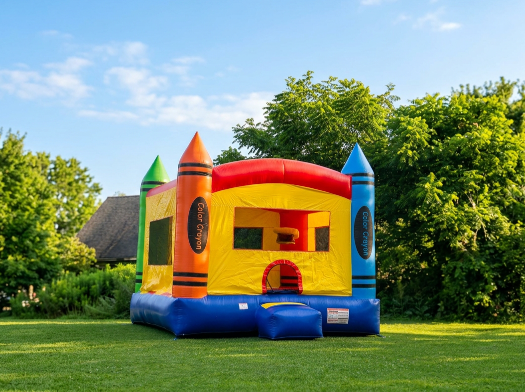 Crayon Bounce House