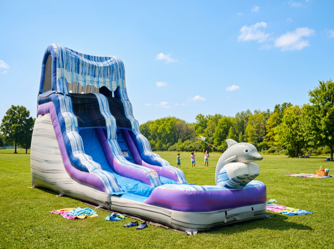 16' Dolphin Water Slide