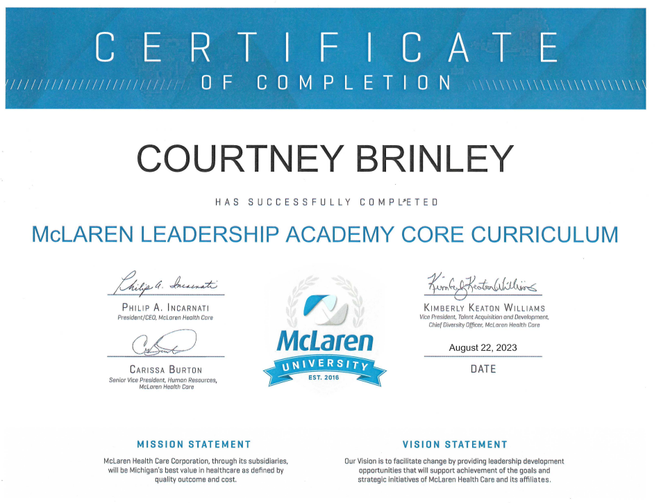 McLaren Leadership Academy