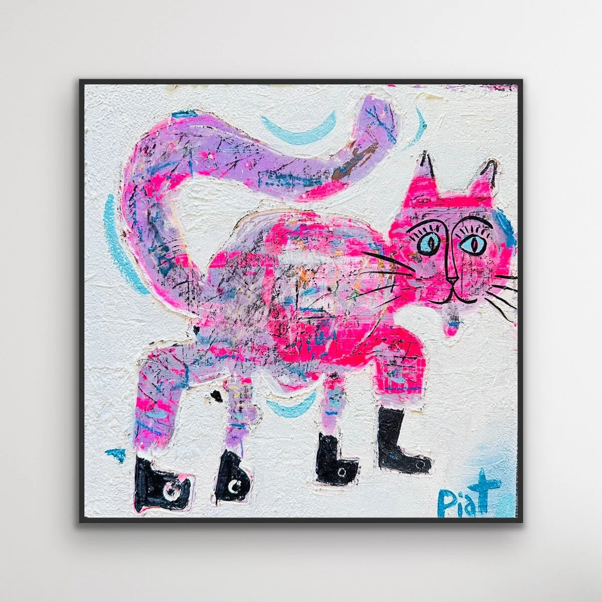 Puss in Boots - An original painting by Danielle Piat
