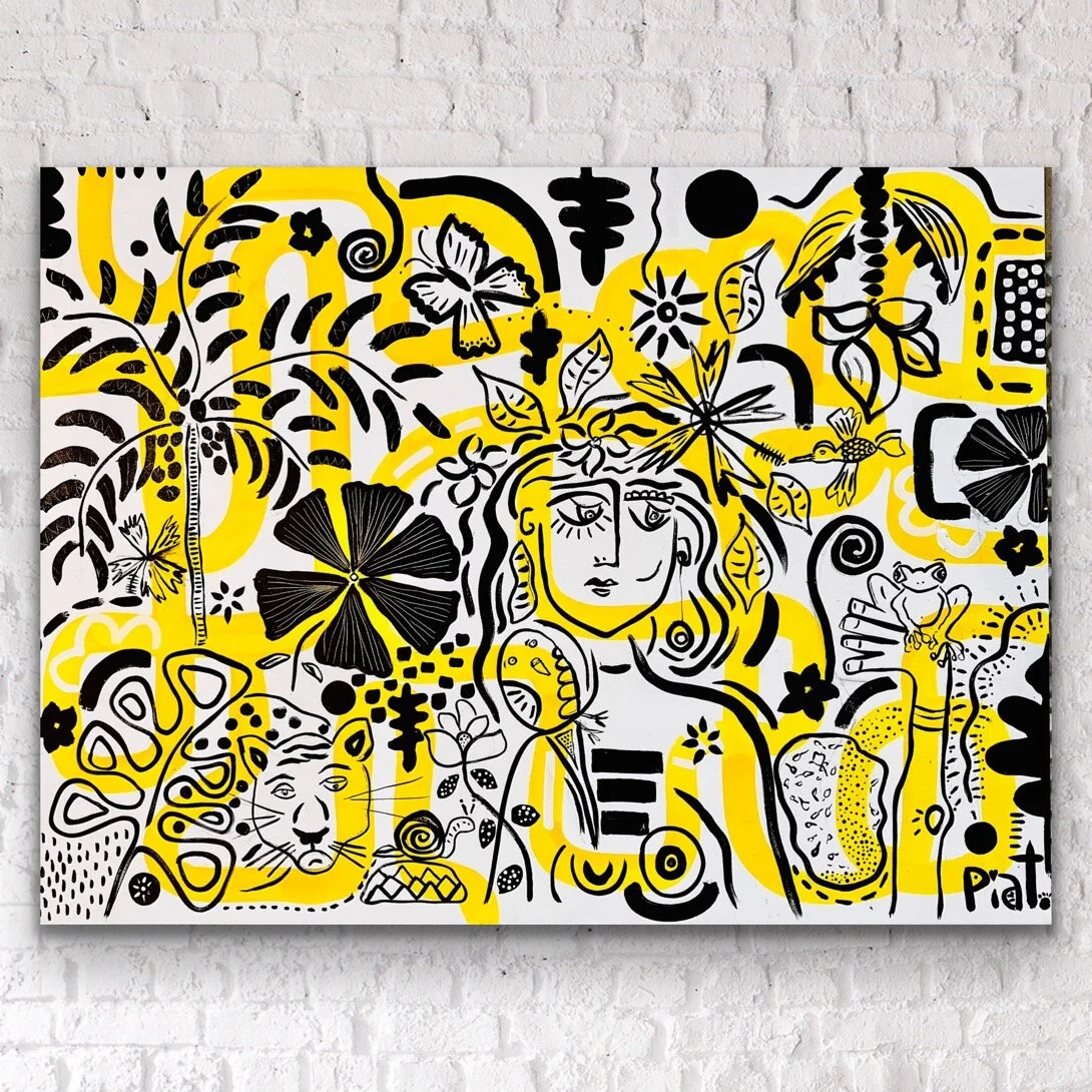 Tropical Days  - an original Australian abstract painting by Danielle Pia
