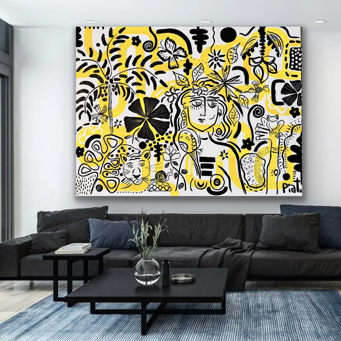 Tropical Days  - an original Australian abstract painting by Danielle Pia