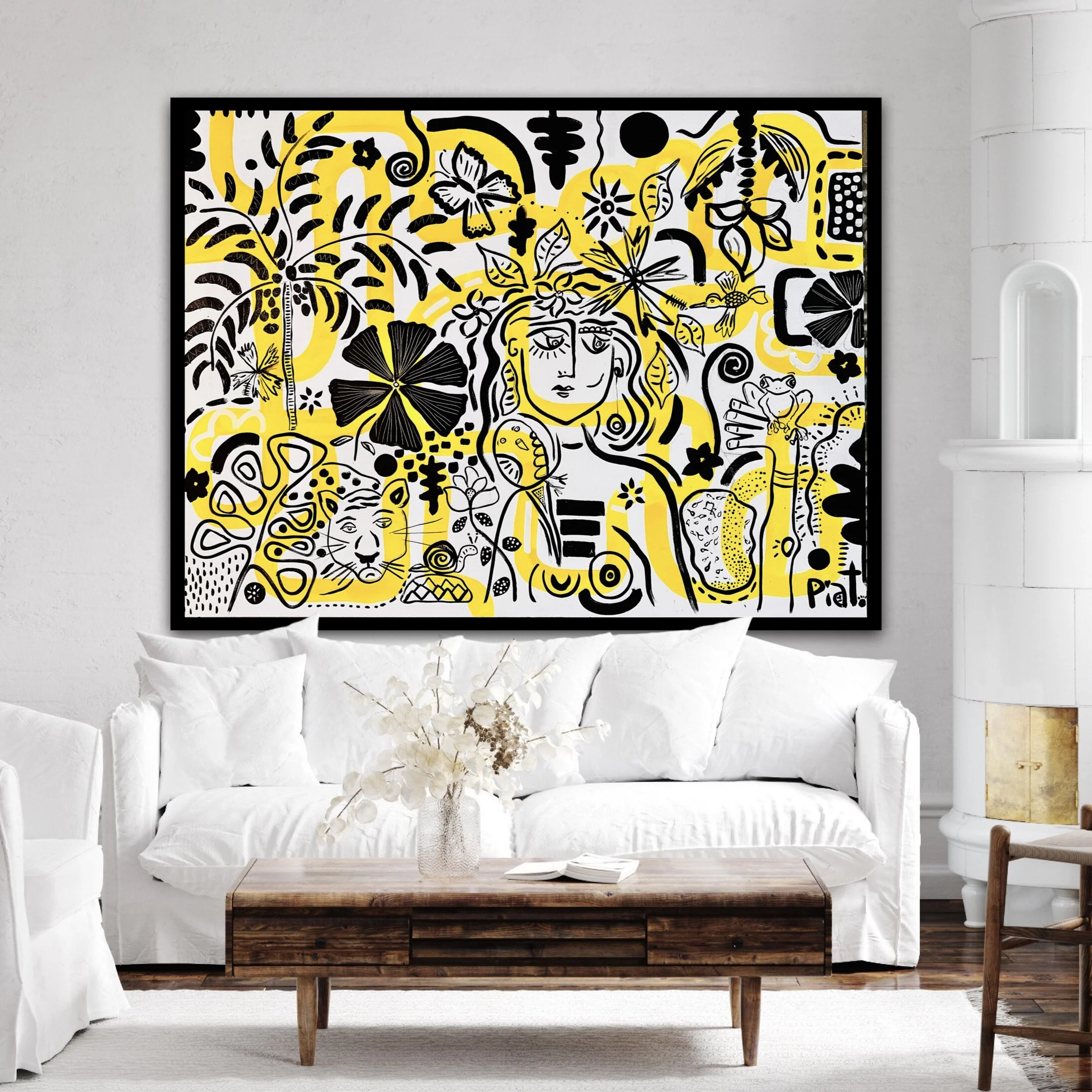 Tropical Days  - an original Australian abstract painting by Danielle Pia