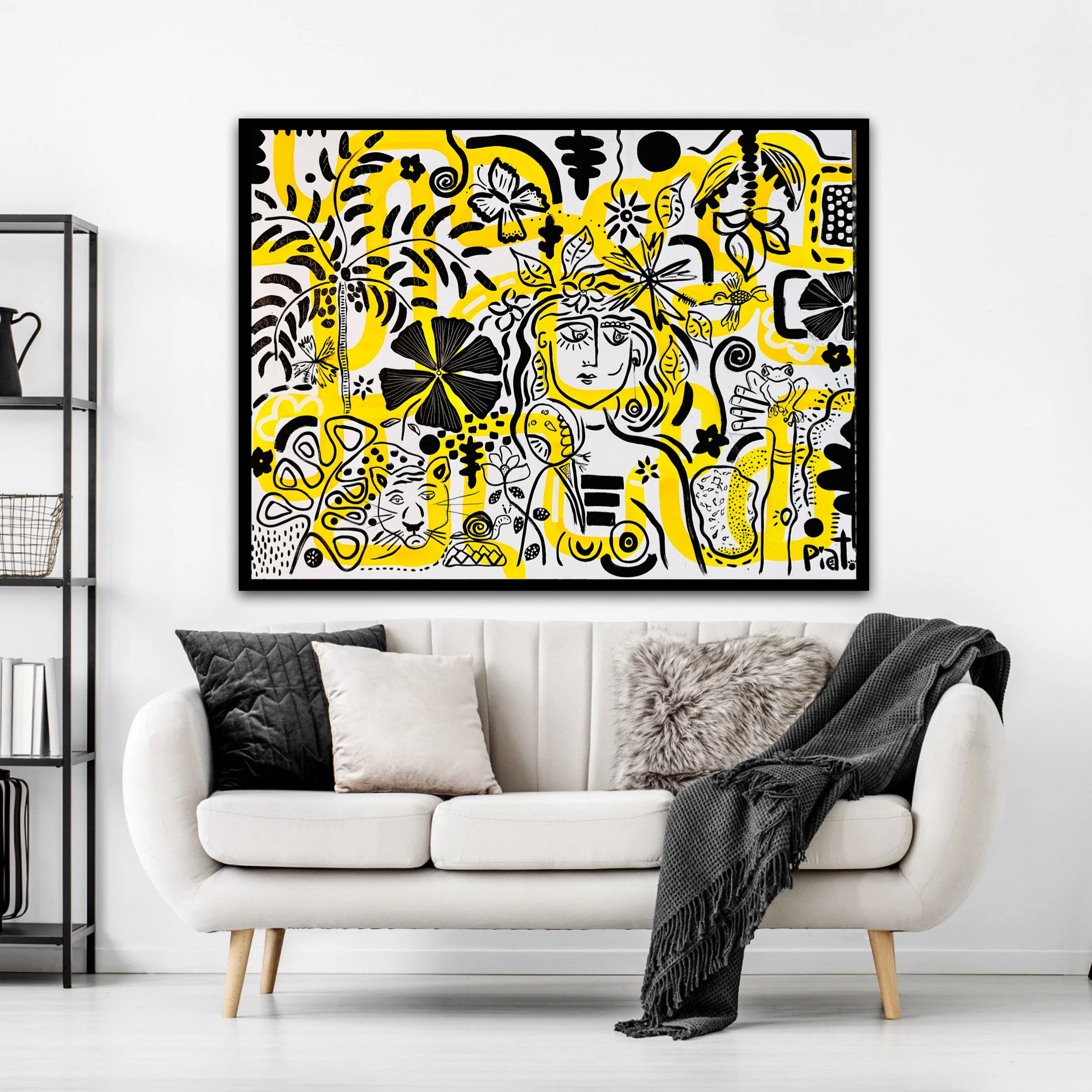 Tropical Days  - an original Australian abstract painting by Danielle Pia