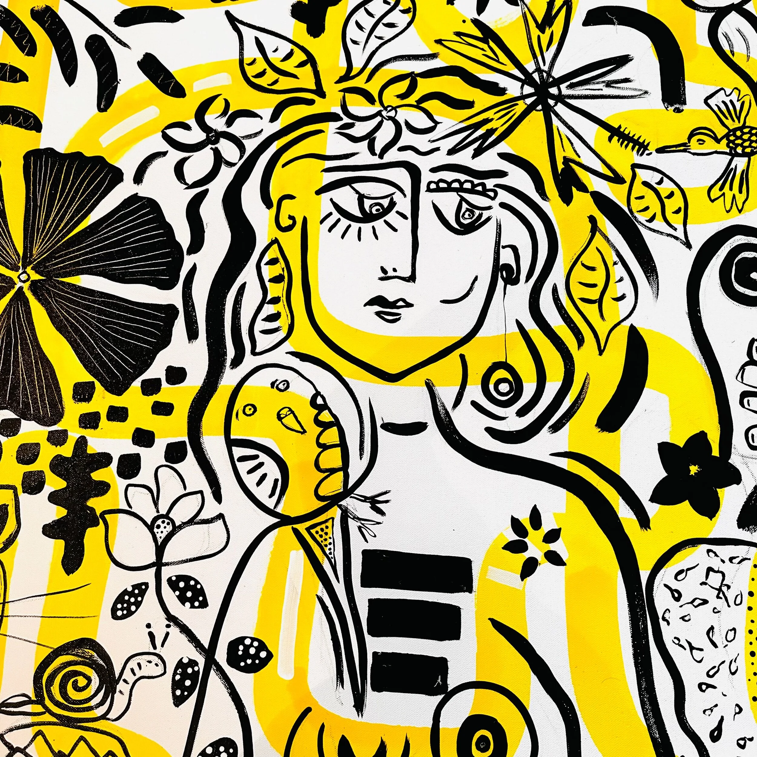 Tropical Days  - an original Australian abstract painting by Danielle Pia