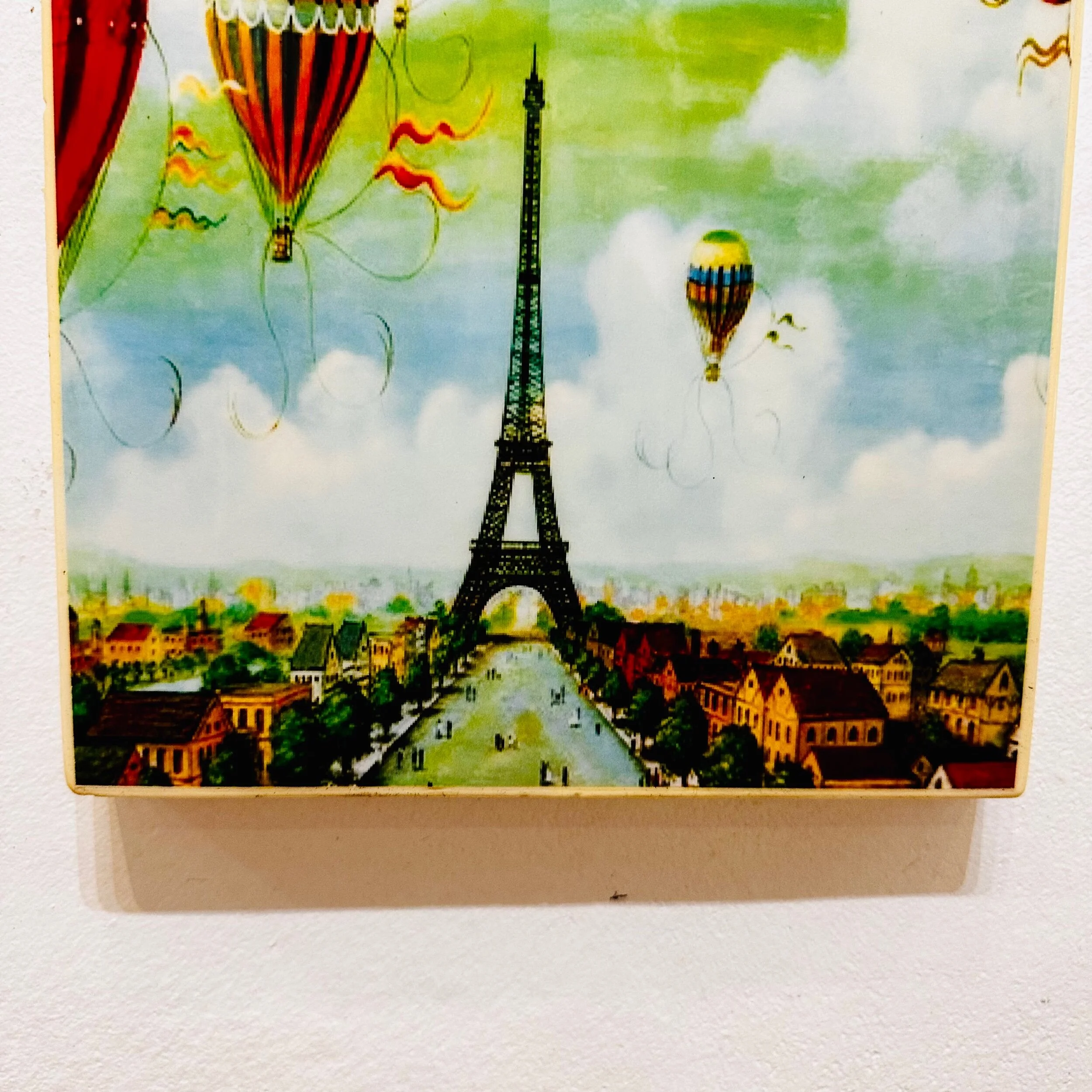 Vintage  Paris Balloon Plaster Wall Tile