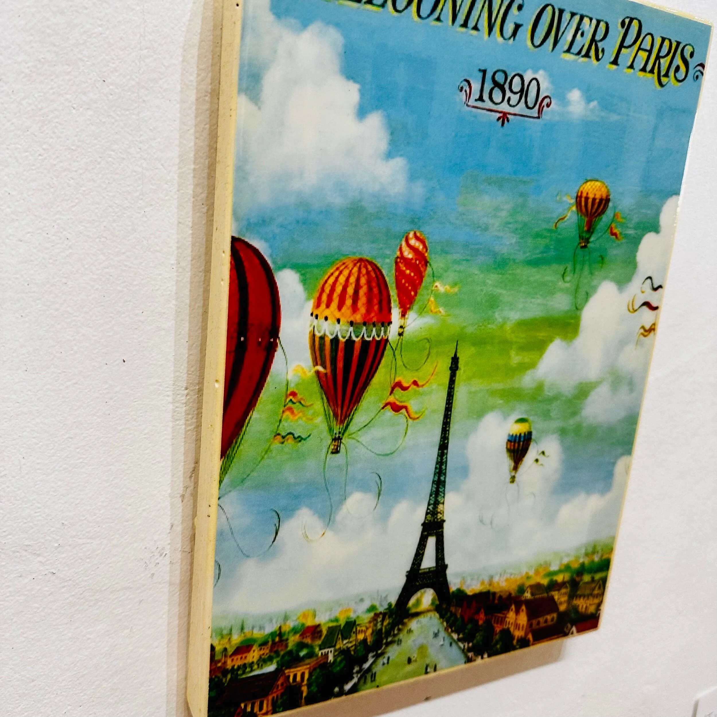 Vintage  Paris Balloon Plaster Wall Tile