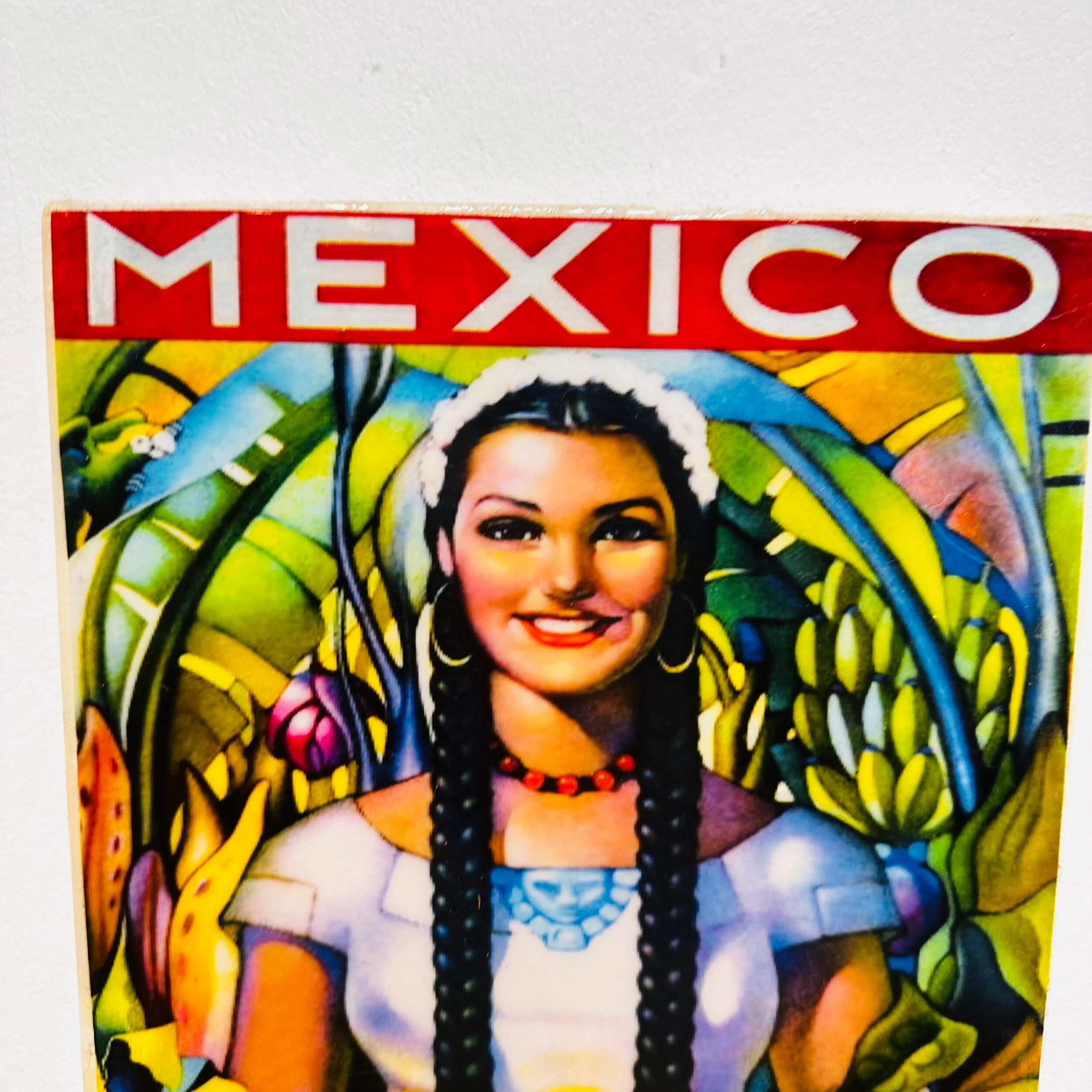 Vintage Travel Mexico Plaster Wall Tile